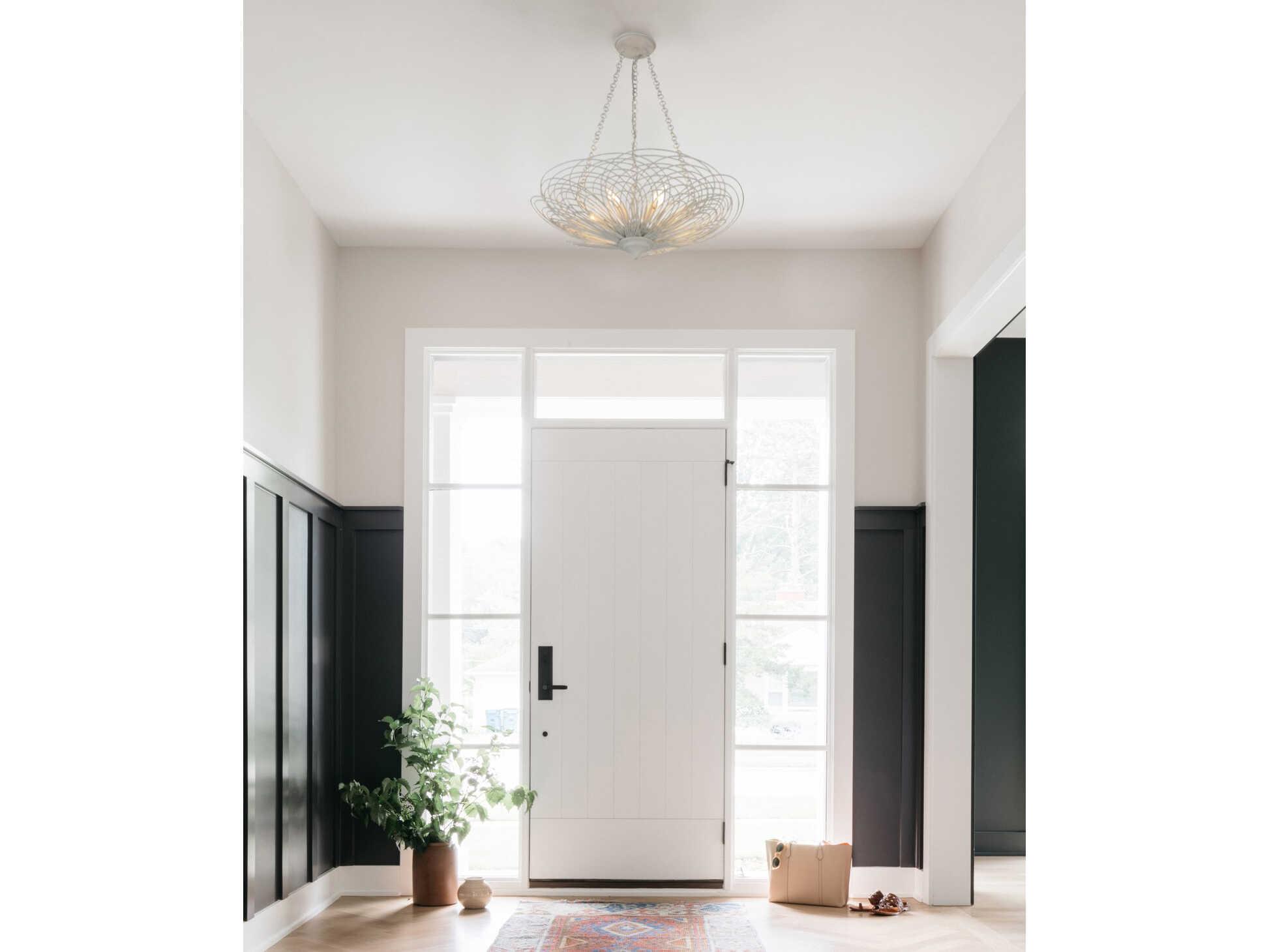 Crystorama Doral 6-Light Matte White Pendant