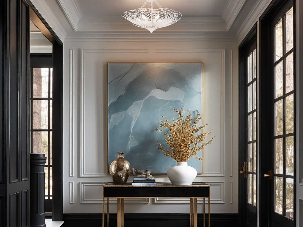 Crystorama Doral 6-Light Matte White Semi Flush Mount