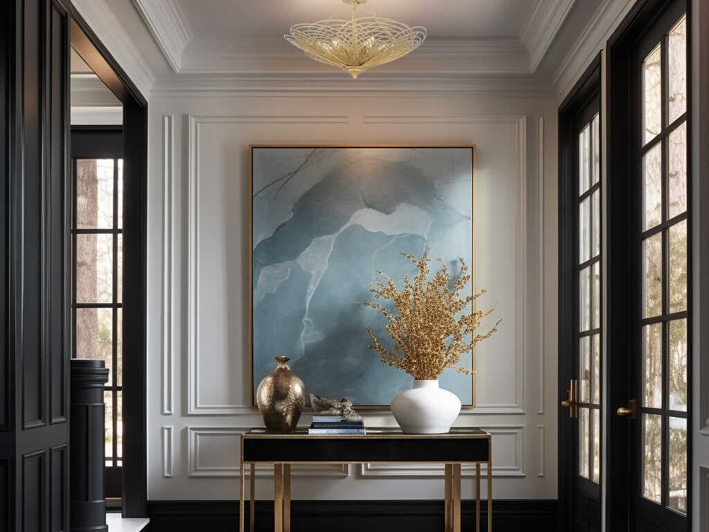 Crystorama Doral 6-Light Renaissance Gold Semi Flush Mount