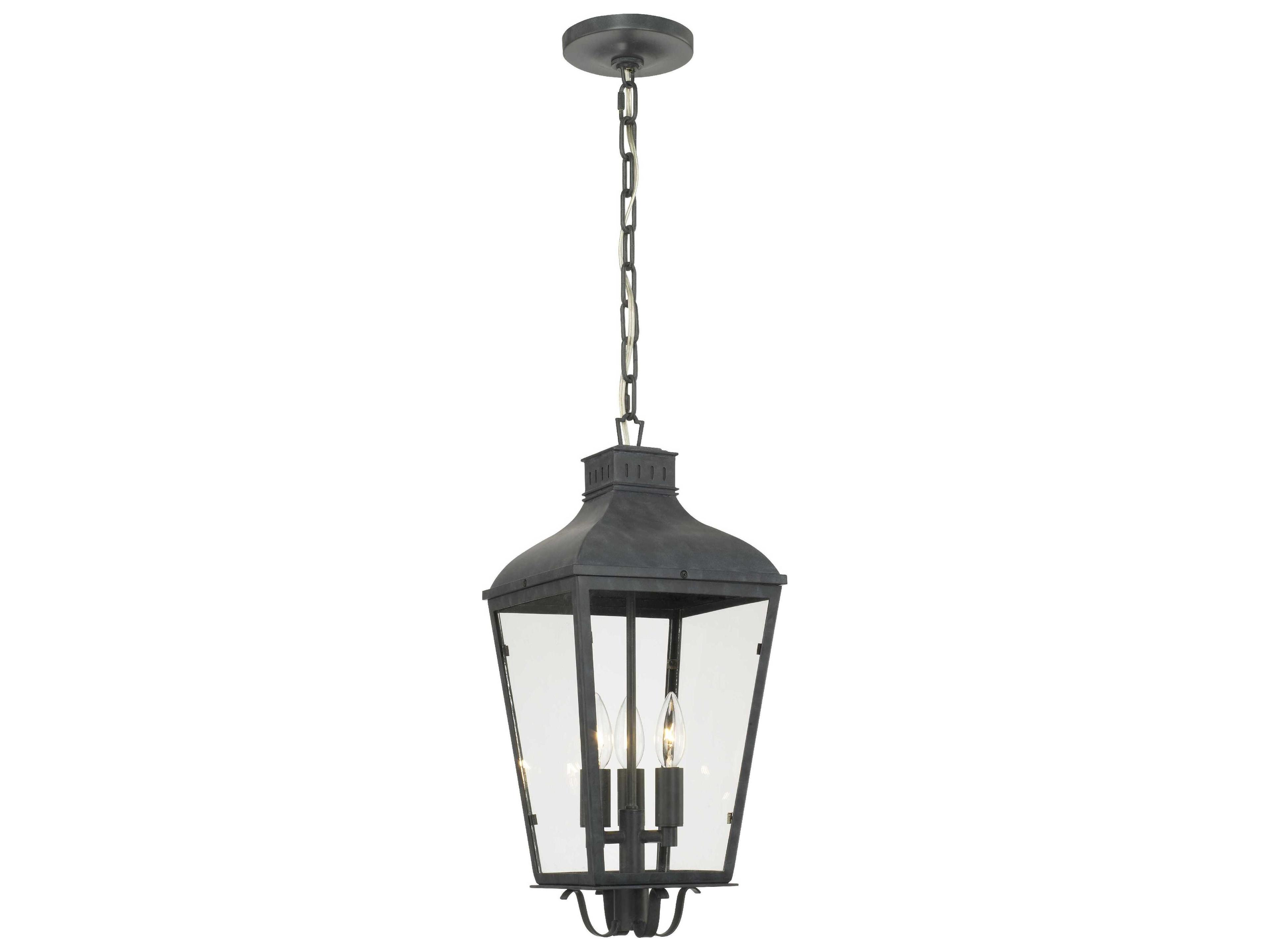 Crystorama Dumont 3 - Light Outdoor Hanging Light