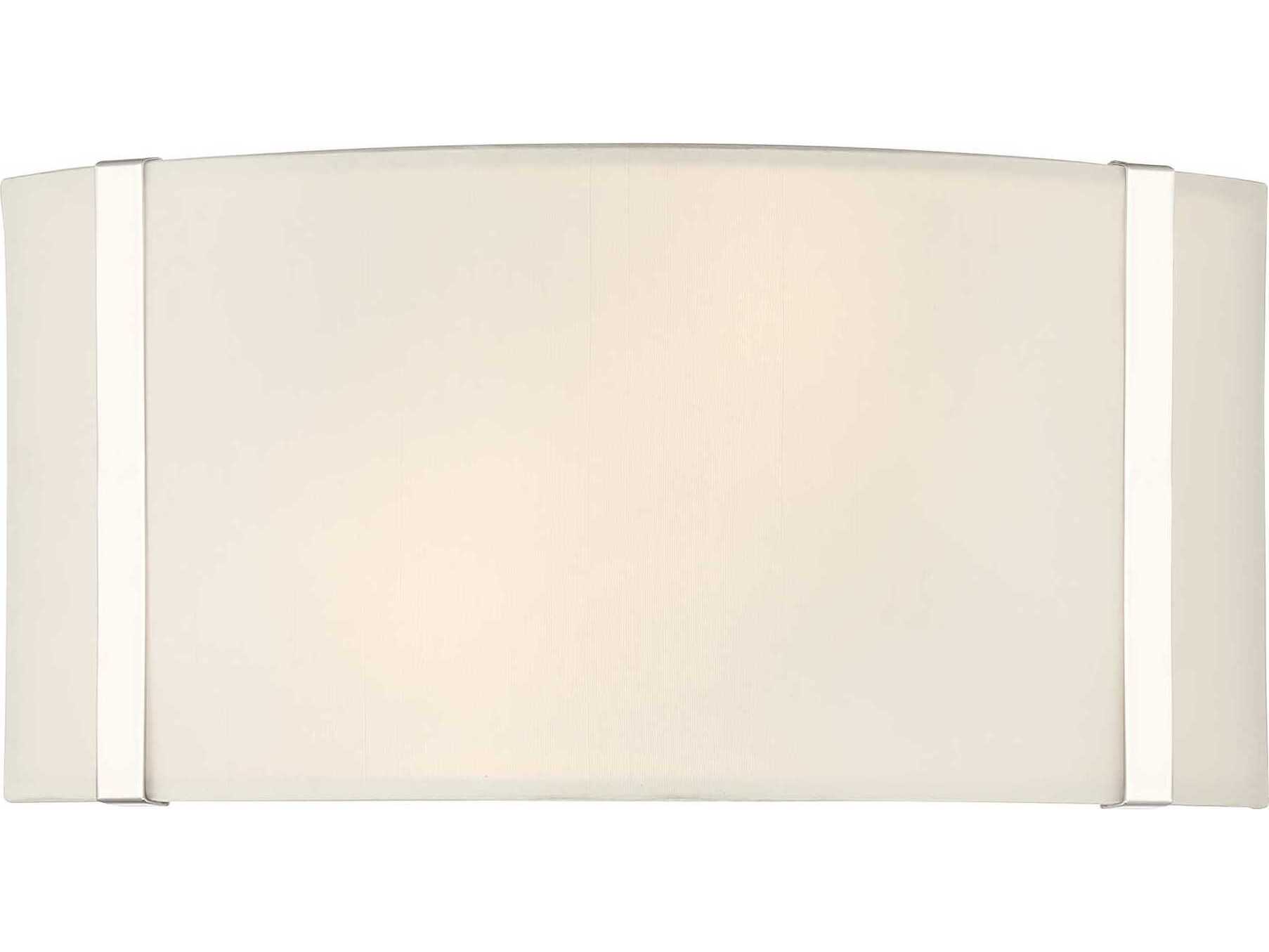 Crystorama Fulton 2-Light Polished Nickel Wall Sconce