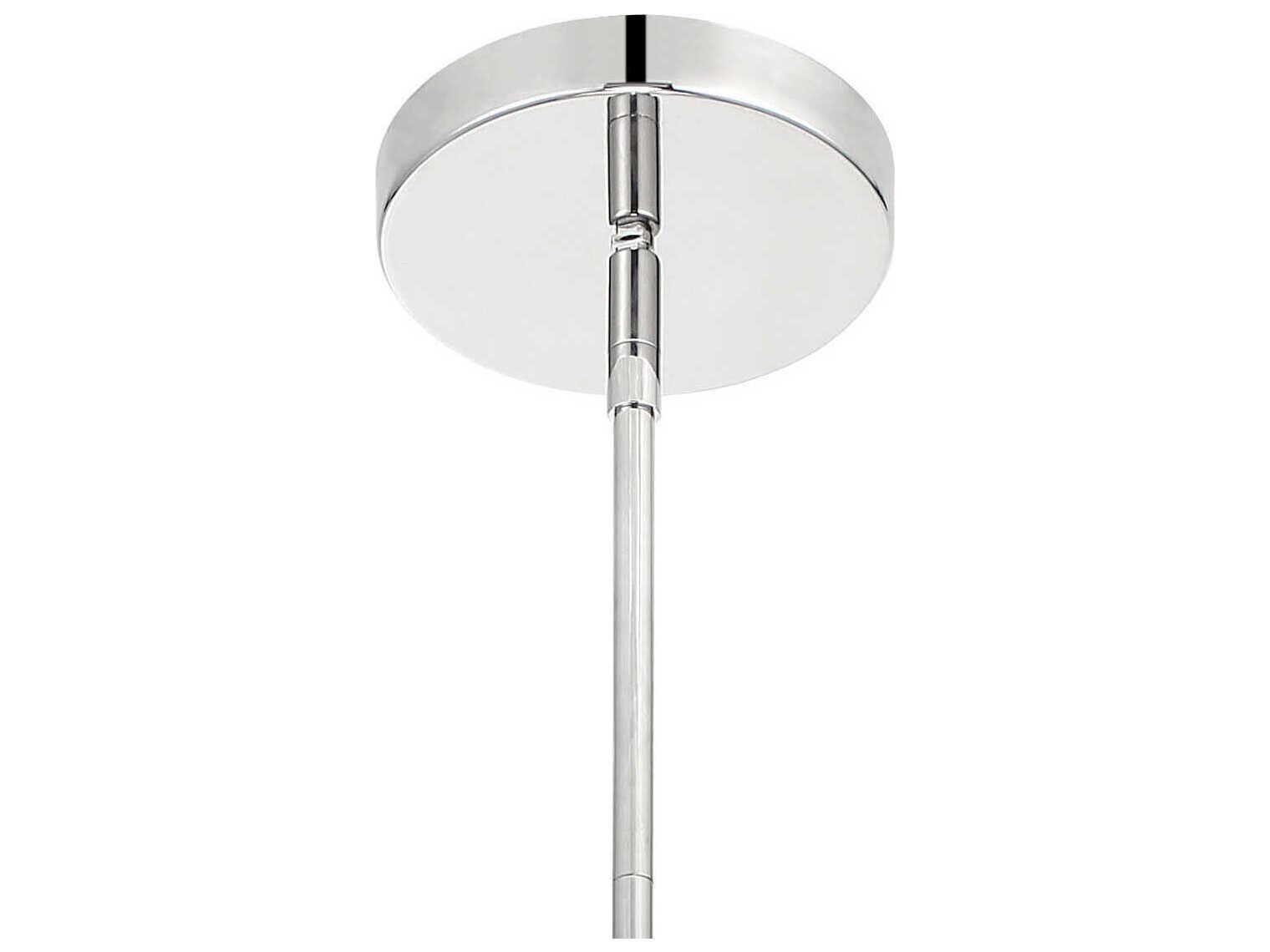 Crystorama Fulton 3-Light Polished Nickel Empire Pendant