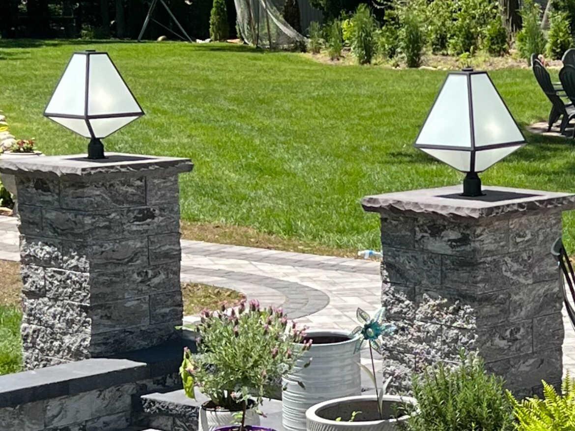 Crystorama Glacier 3 - Light Outdoor Post Light