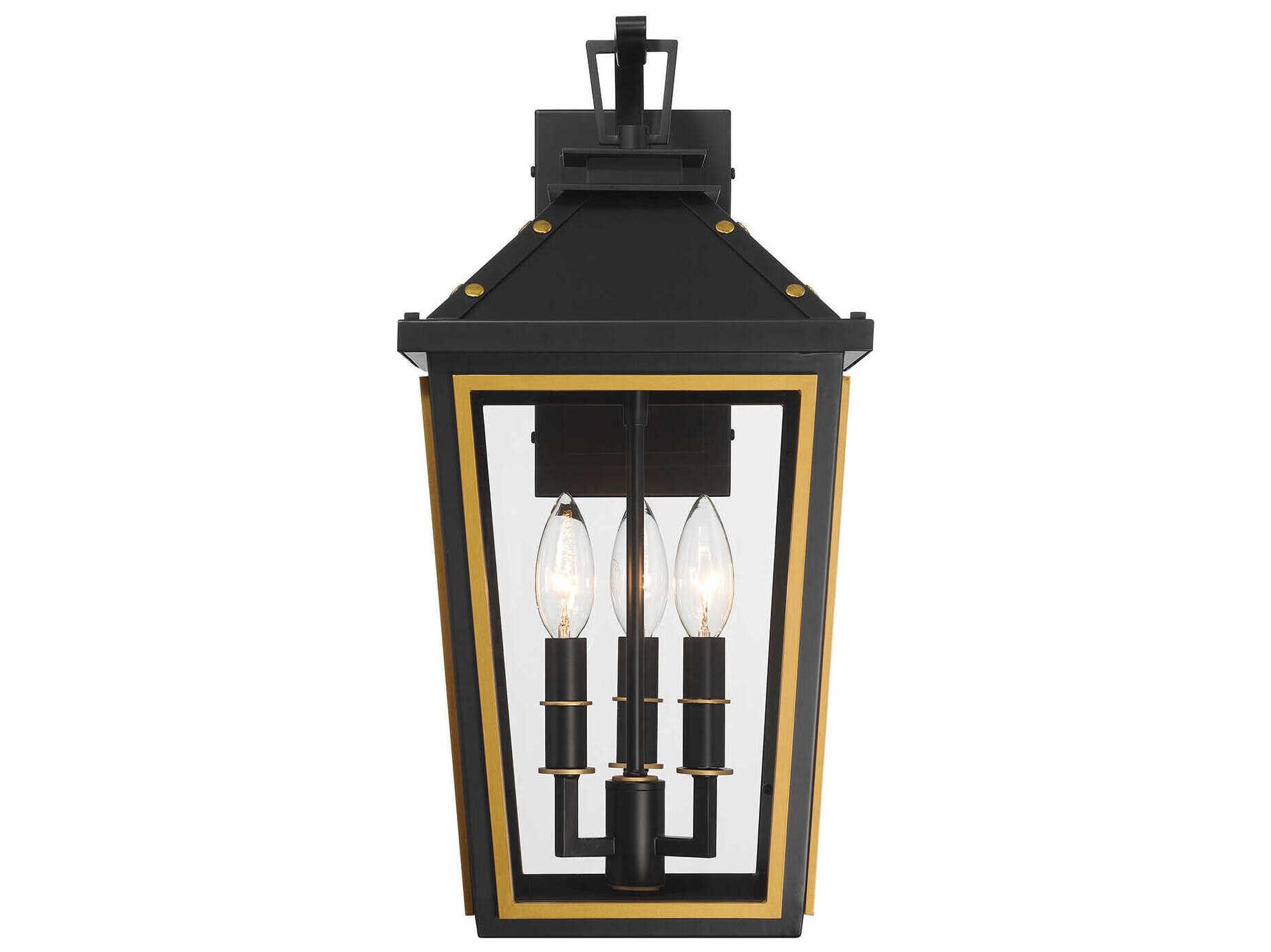 Crystorama Hawkins 3-Light Outdoor Wall Light
