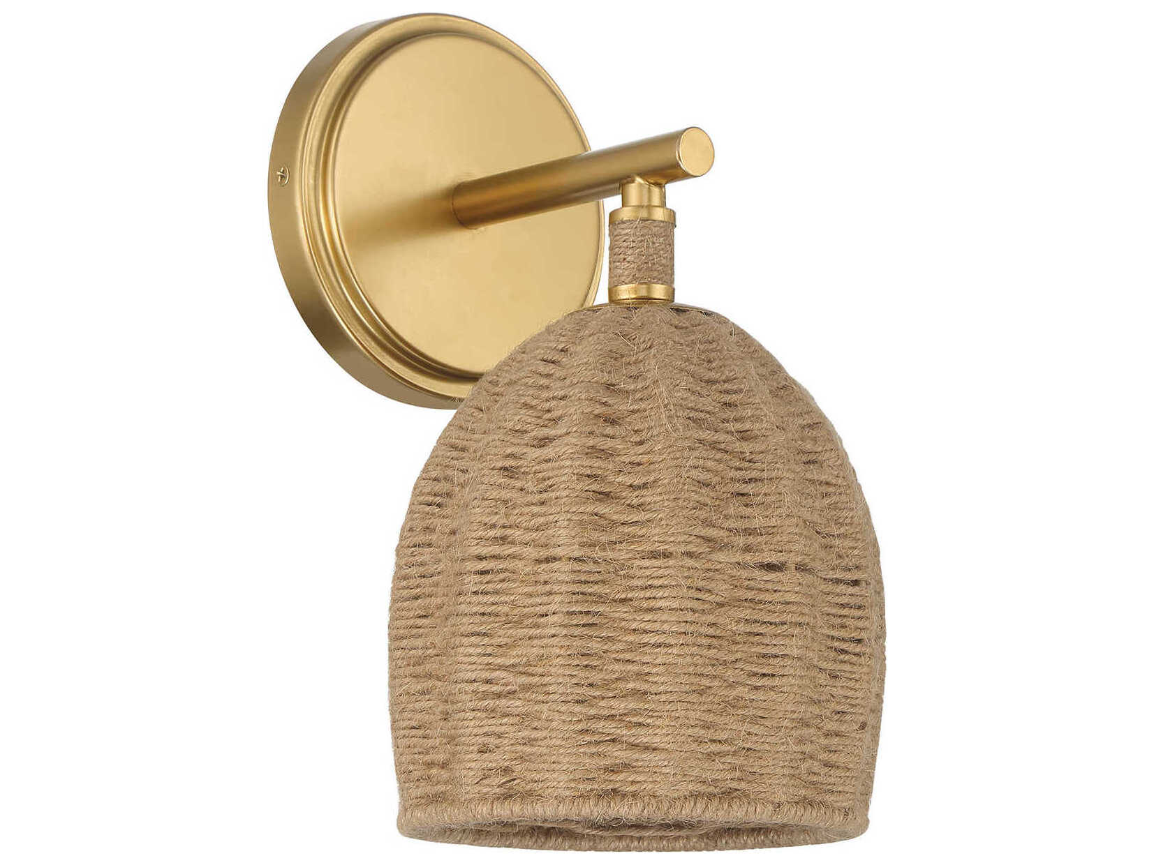 Crystorama Jace 1-Light Soft Gold Wall Sconce