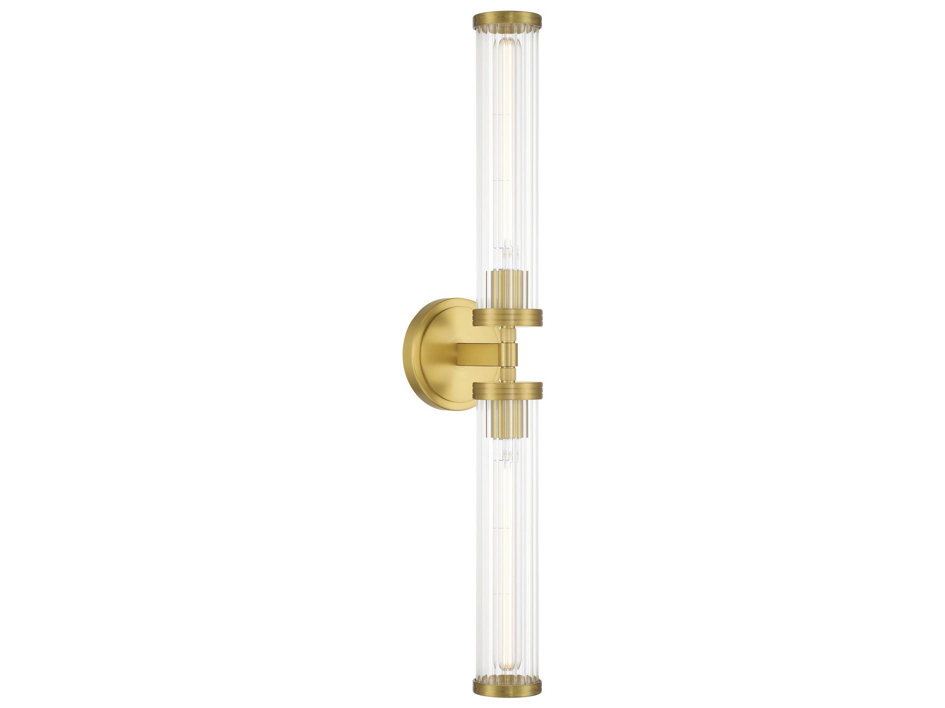 Crystorama Jarvis 2-Light Gold Vanity Light