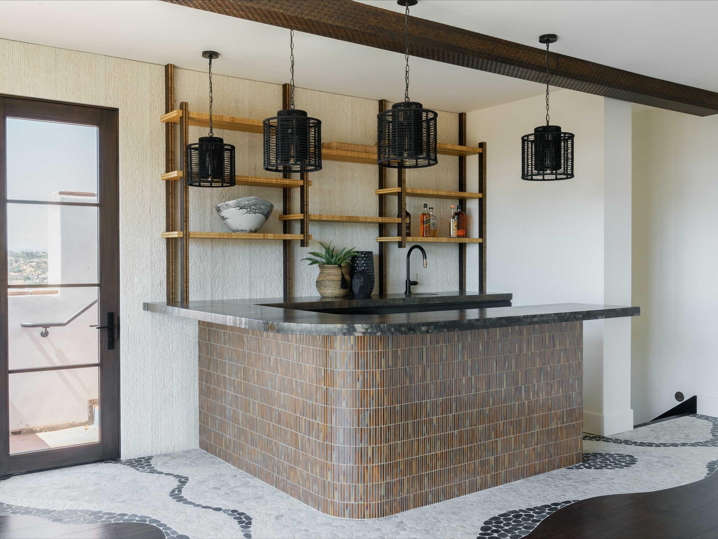 Crystorama Jayna 1-Light Matte Black Cylinder Pendant