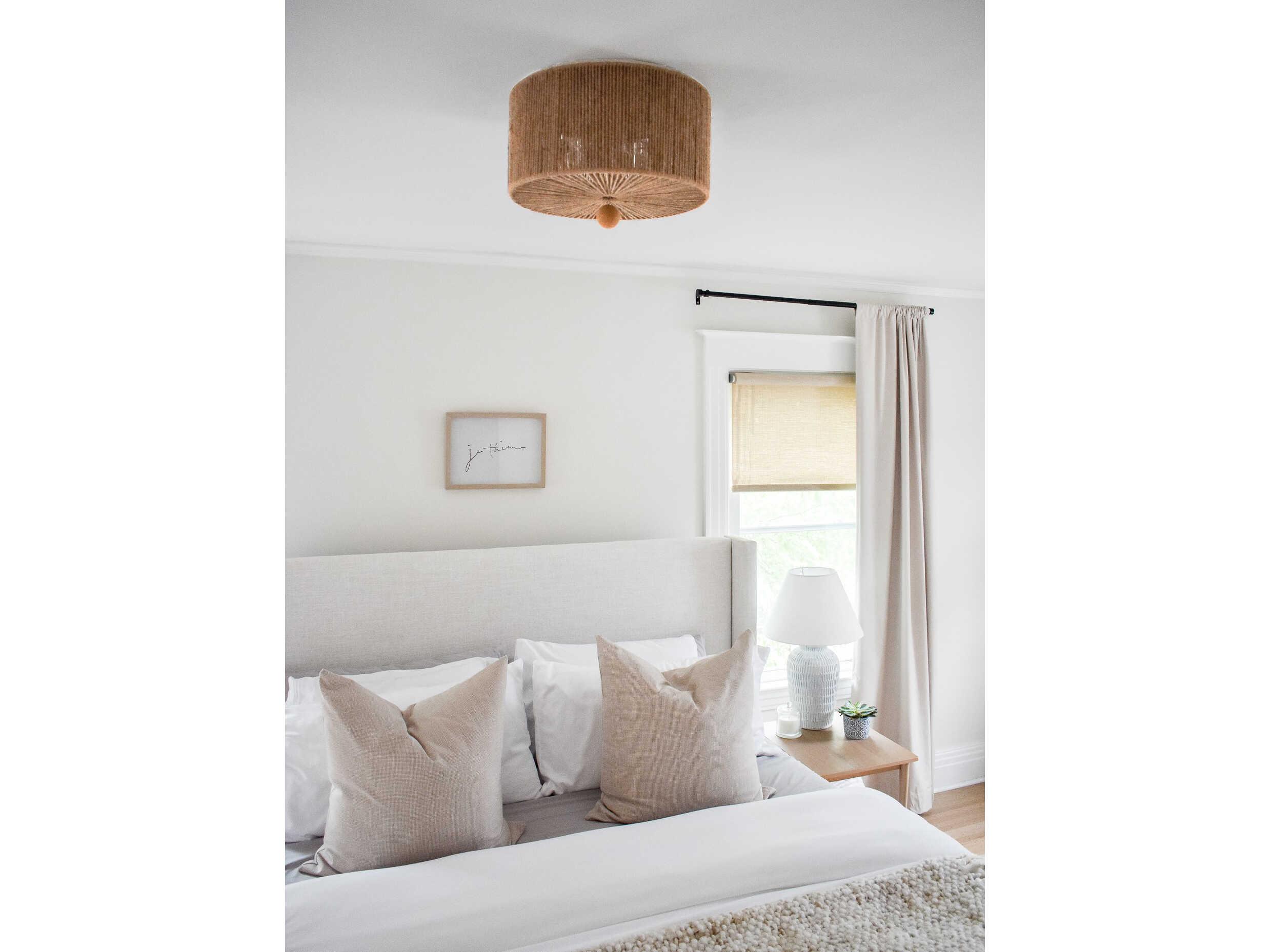 Crystorama Jessa 3-Light Burnished Silver Drum Flush Mount