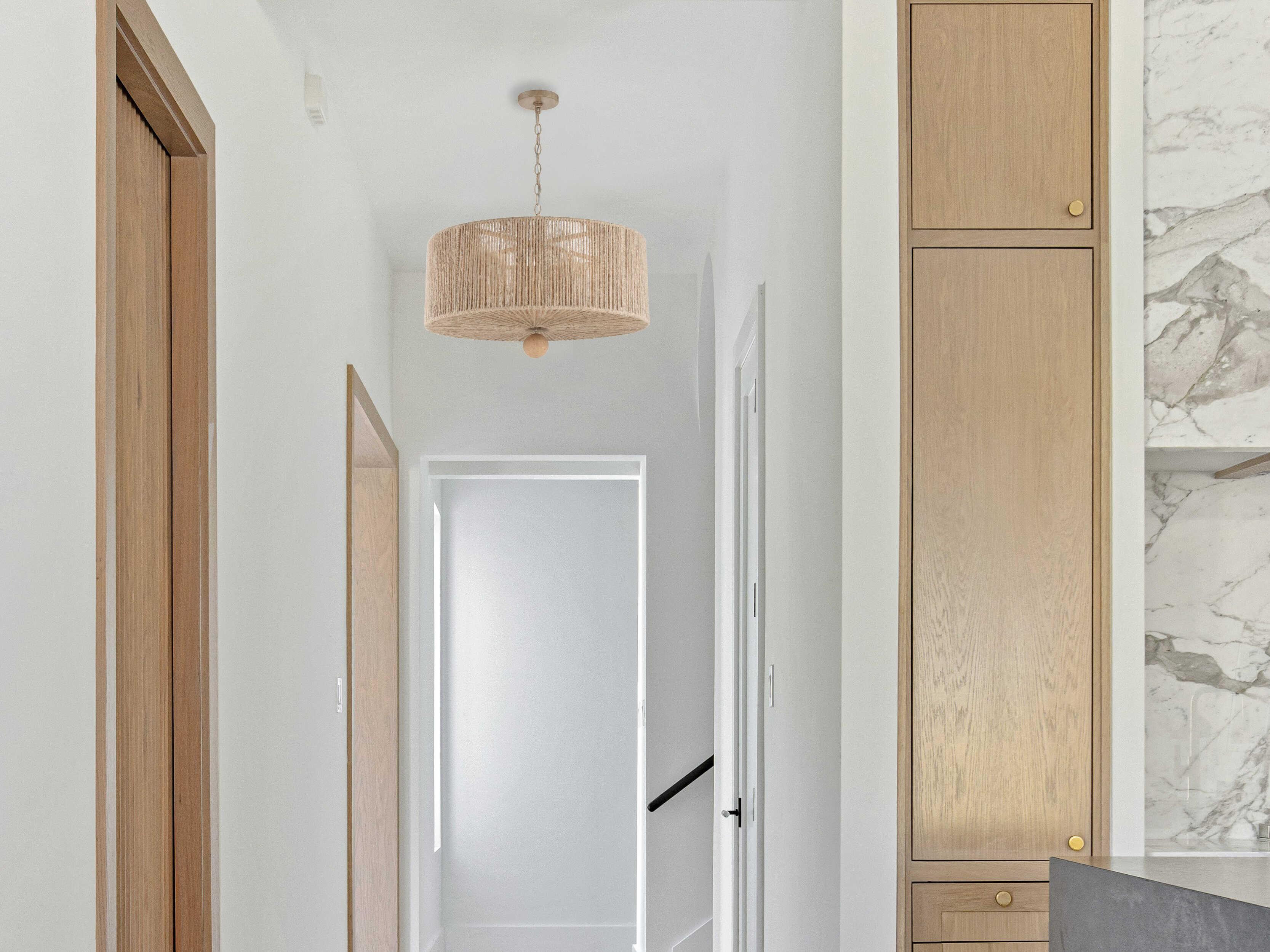 Crystorama Jessa 5-Light Burnished Silver Drum Pendant