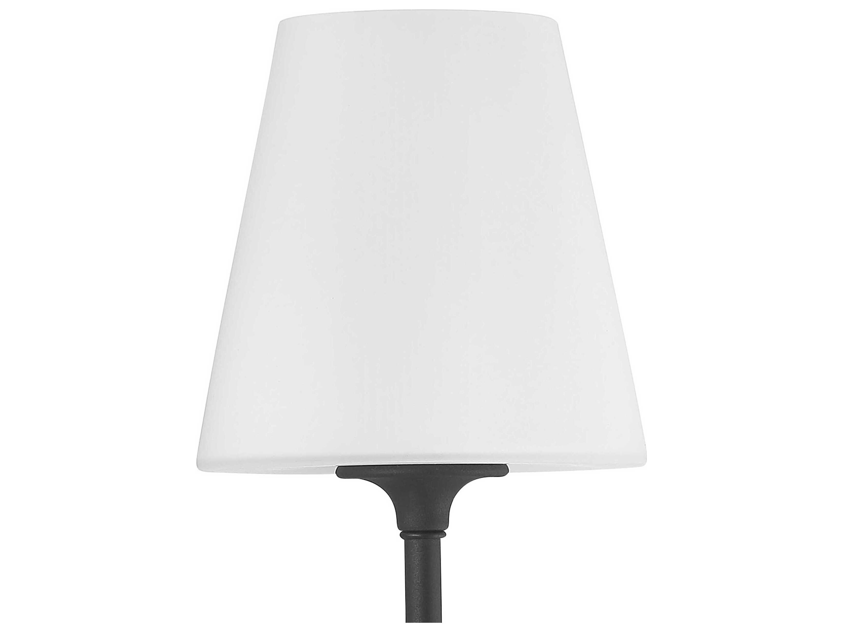 Crystorama Juno 2-Light Black Forged Glass Wall Sconce