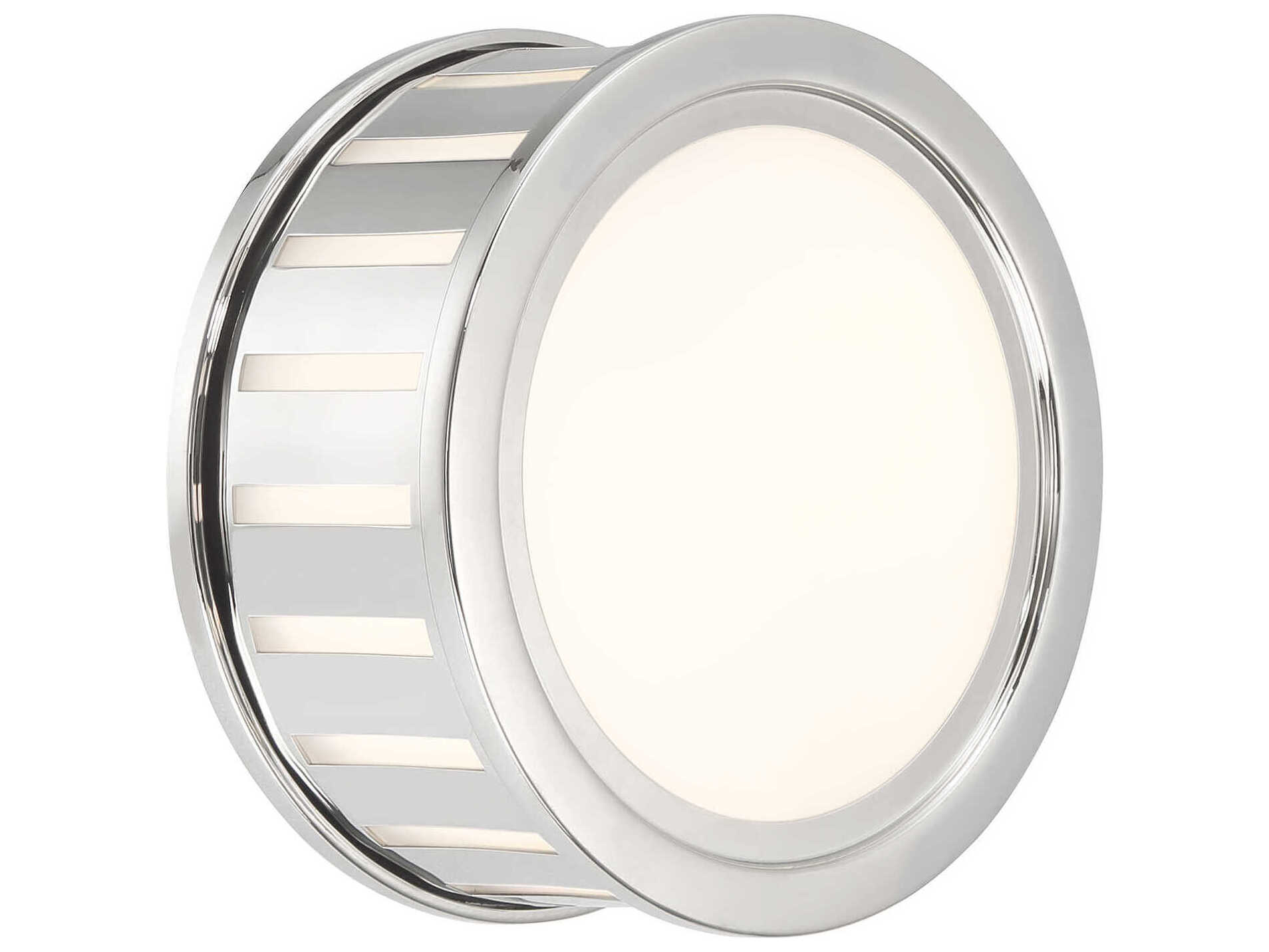 Crystorama Kendal 2-Light Polished Nickel Wall Sconce