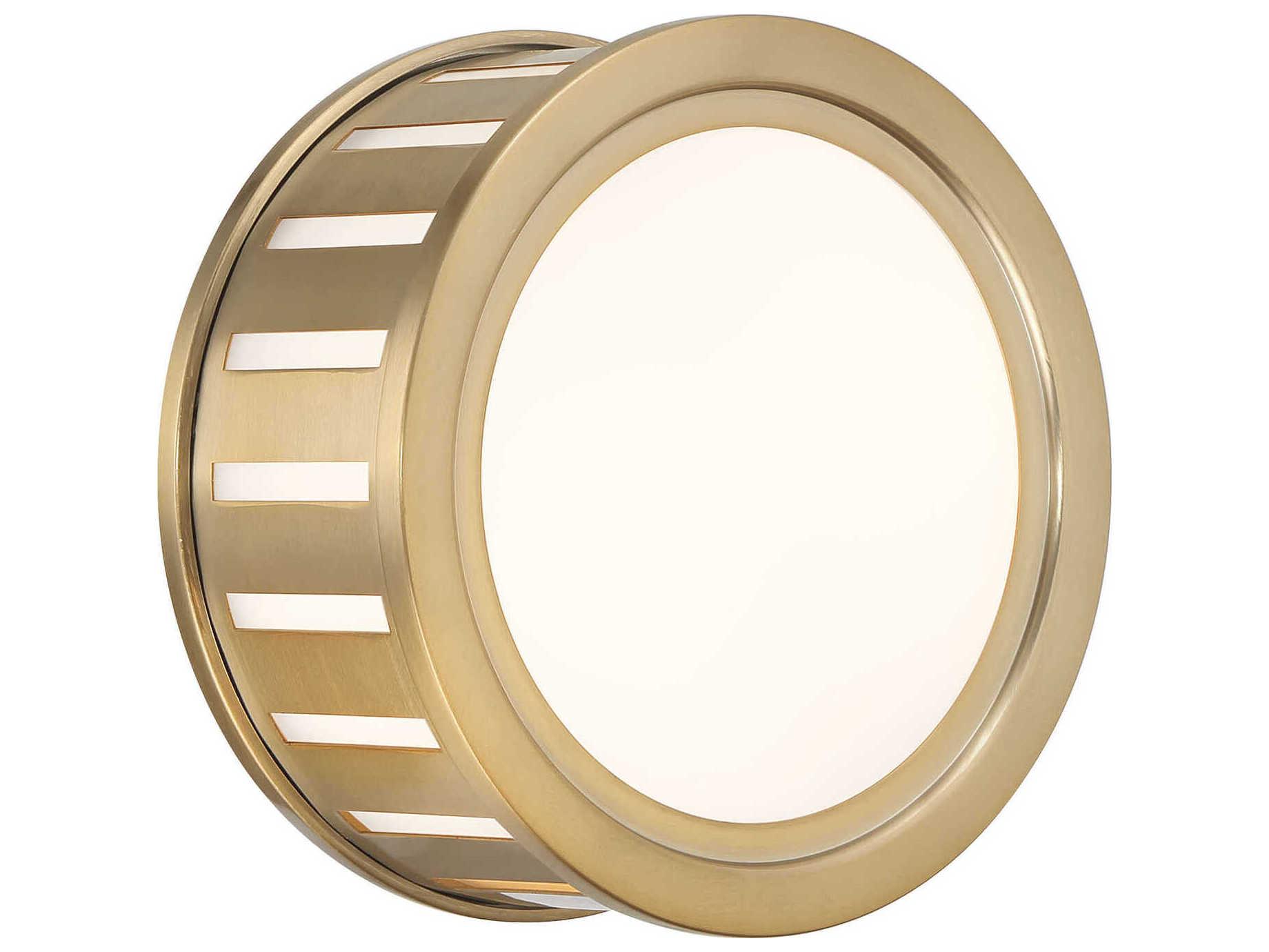 Crystorama Kendal 2-Light Vibrant Gold Wall Sconce