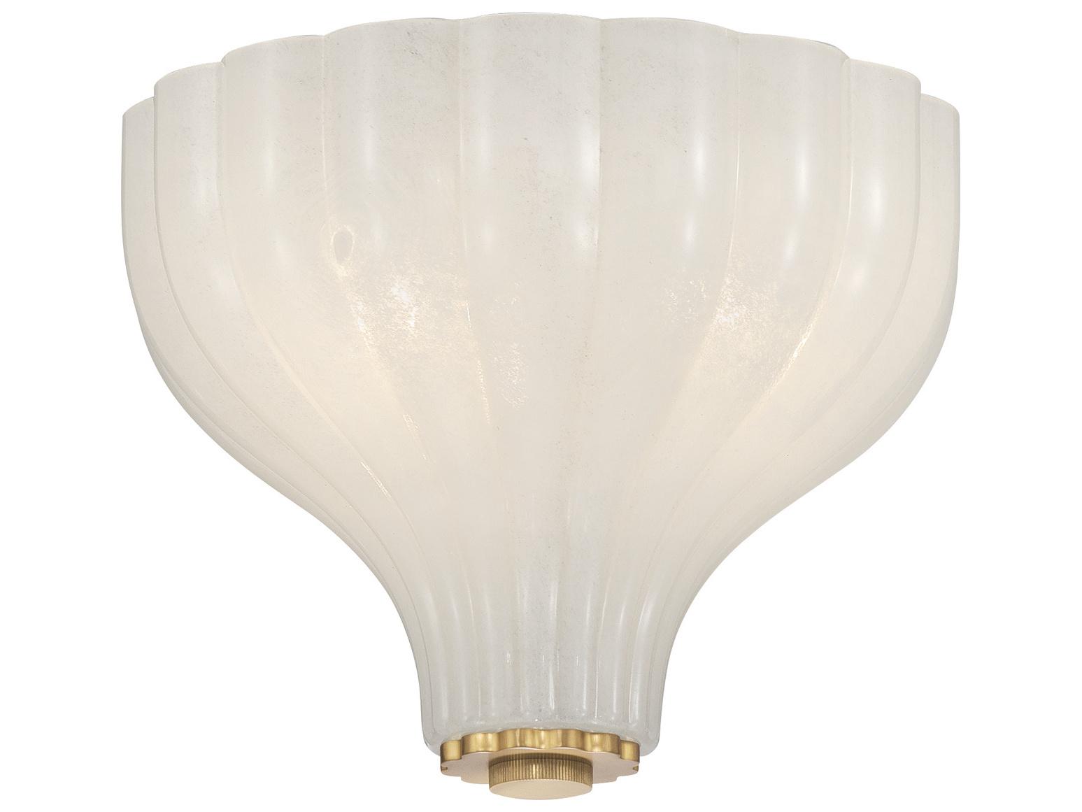 Crystorama Layton 3-Light Gold Flush Mount