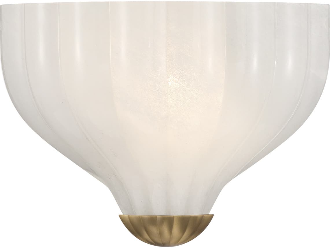 Crystorama Layton 1-Light Gold Wall Sconce