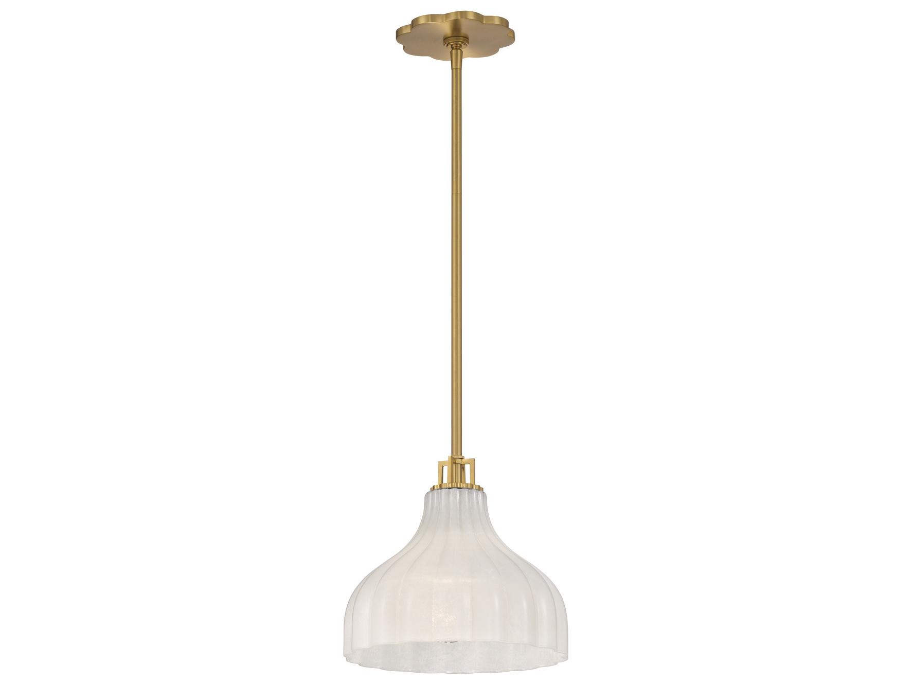 Crystorama Layton 1-Light Gold Mini Pendant
