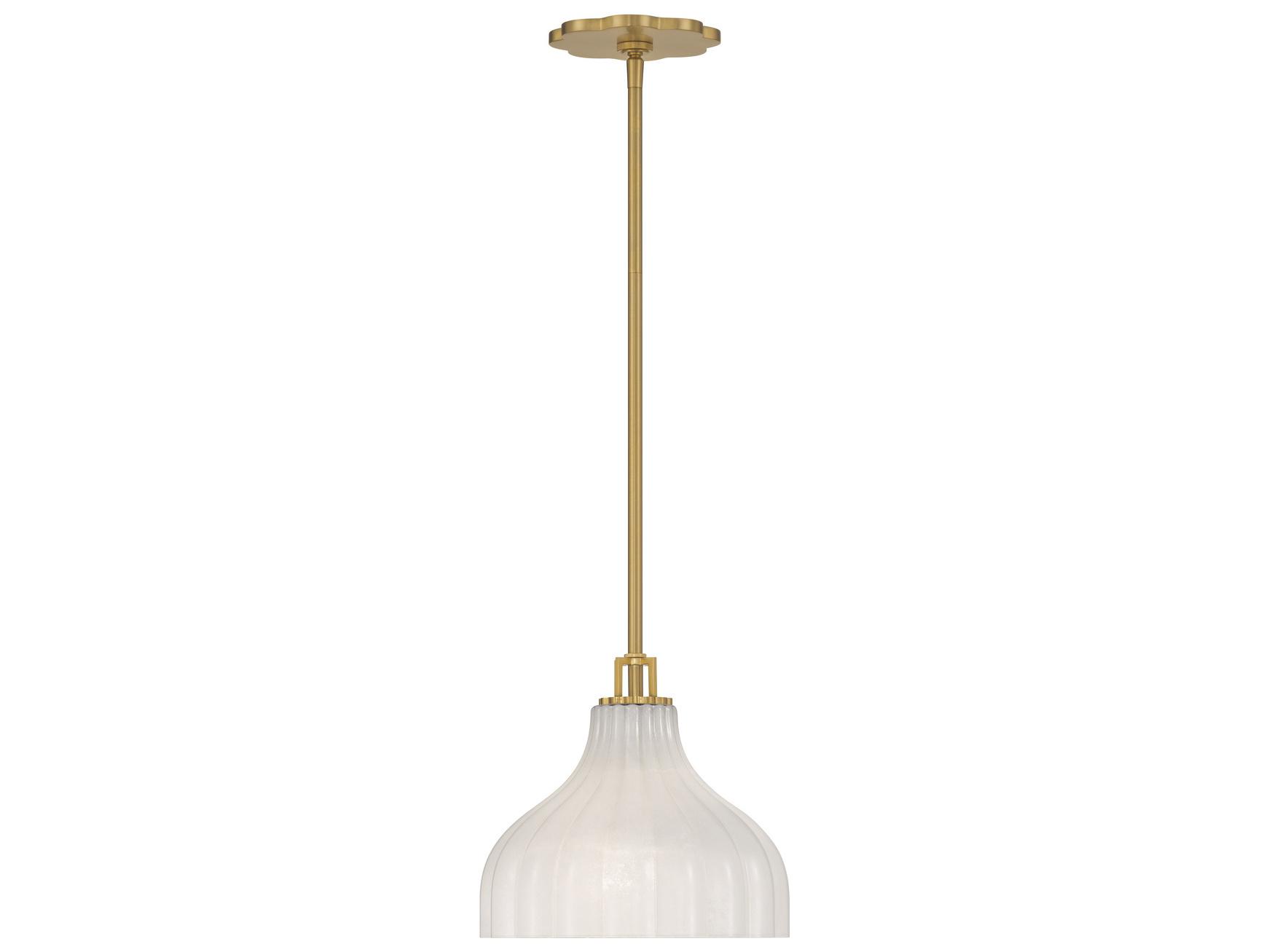 Crystorama Layton 1-Light Gold Mini Pendant