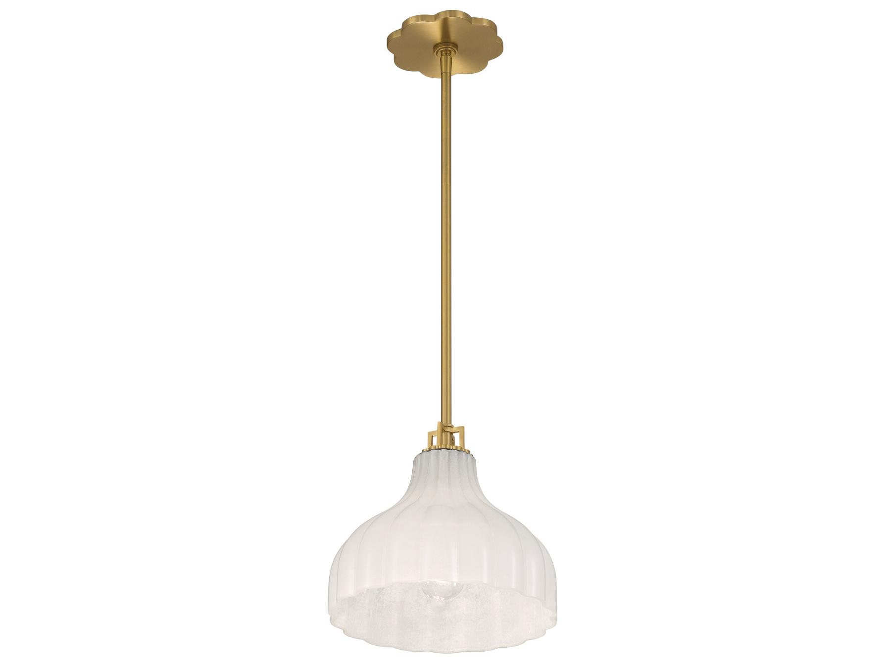 Crystorama Layton 1-Light Gold Mini Pendant