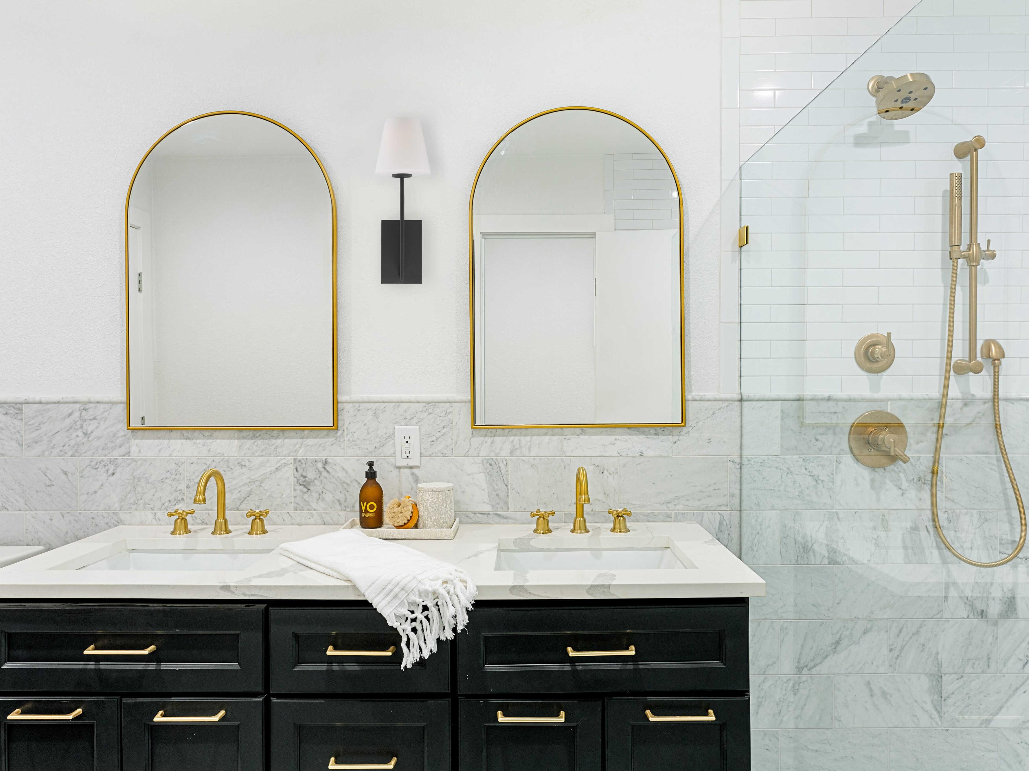 Crystorama Lena 1-Light Black Forged Glass Wall Sconce