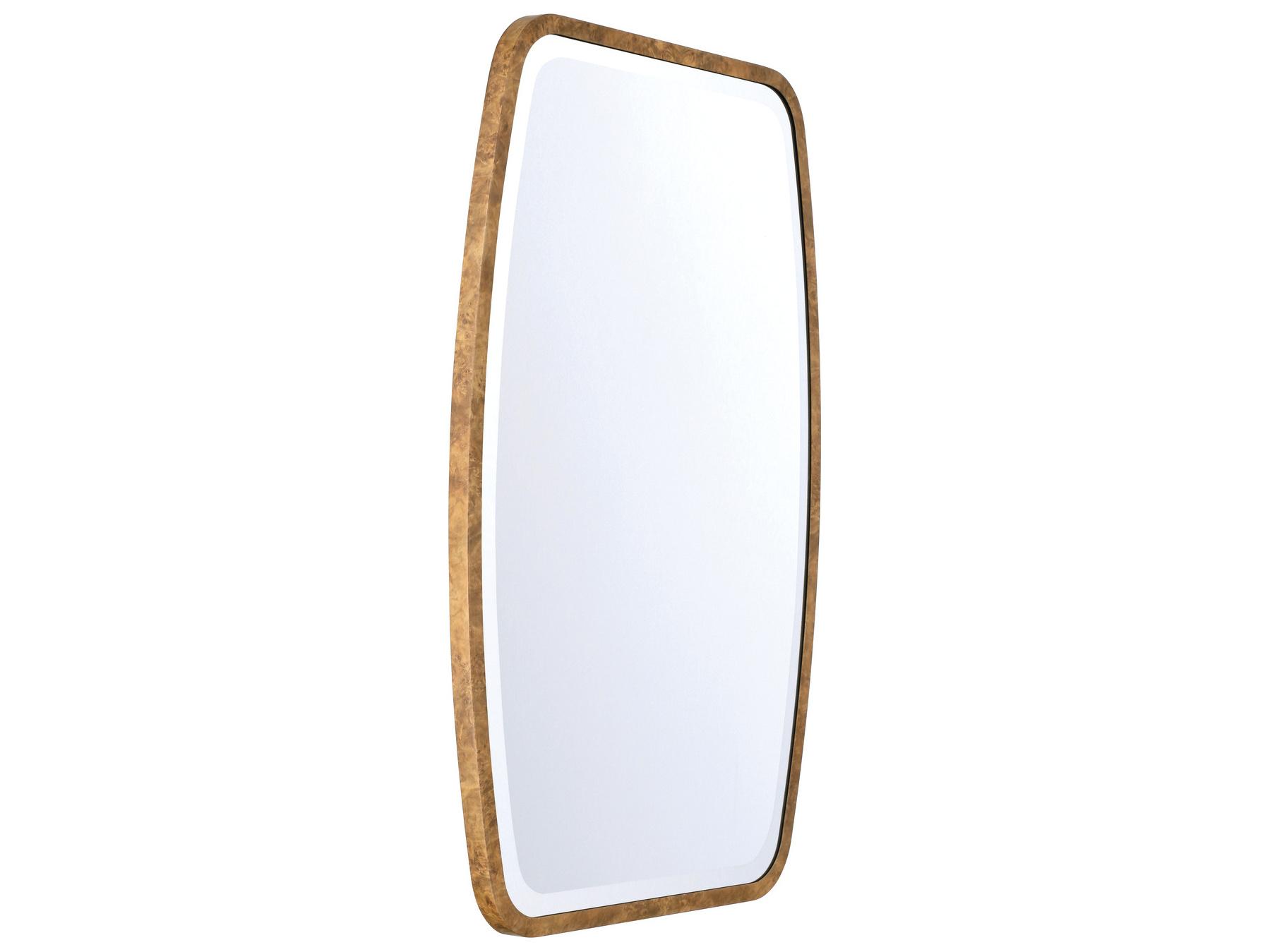 Crystorama Lindee Natural Wall Mirror Rectangular