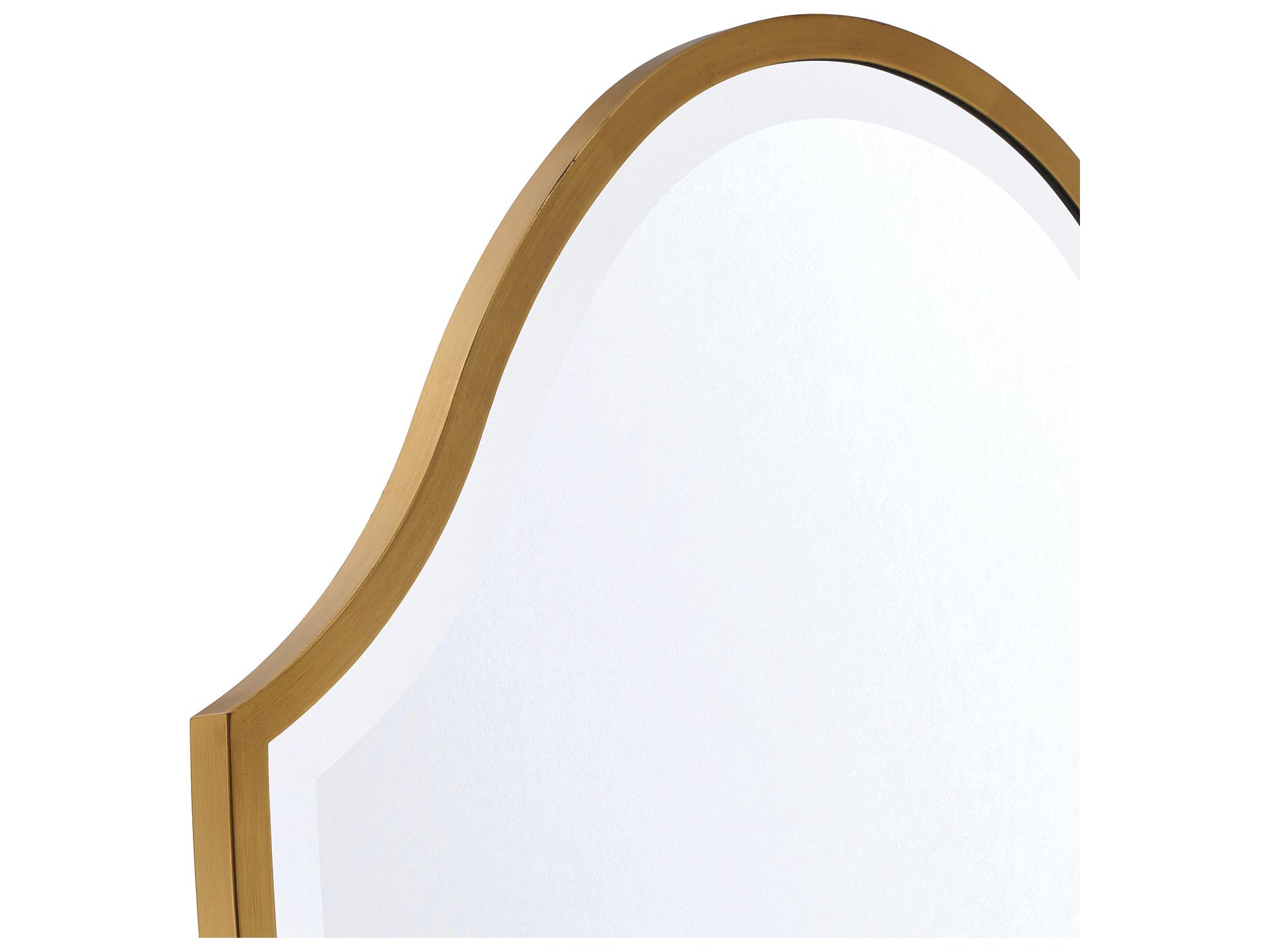 Crystorama Lindee Gold Wall Mirror