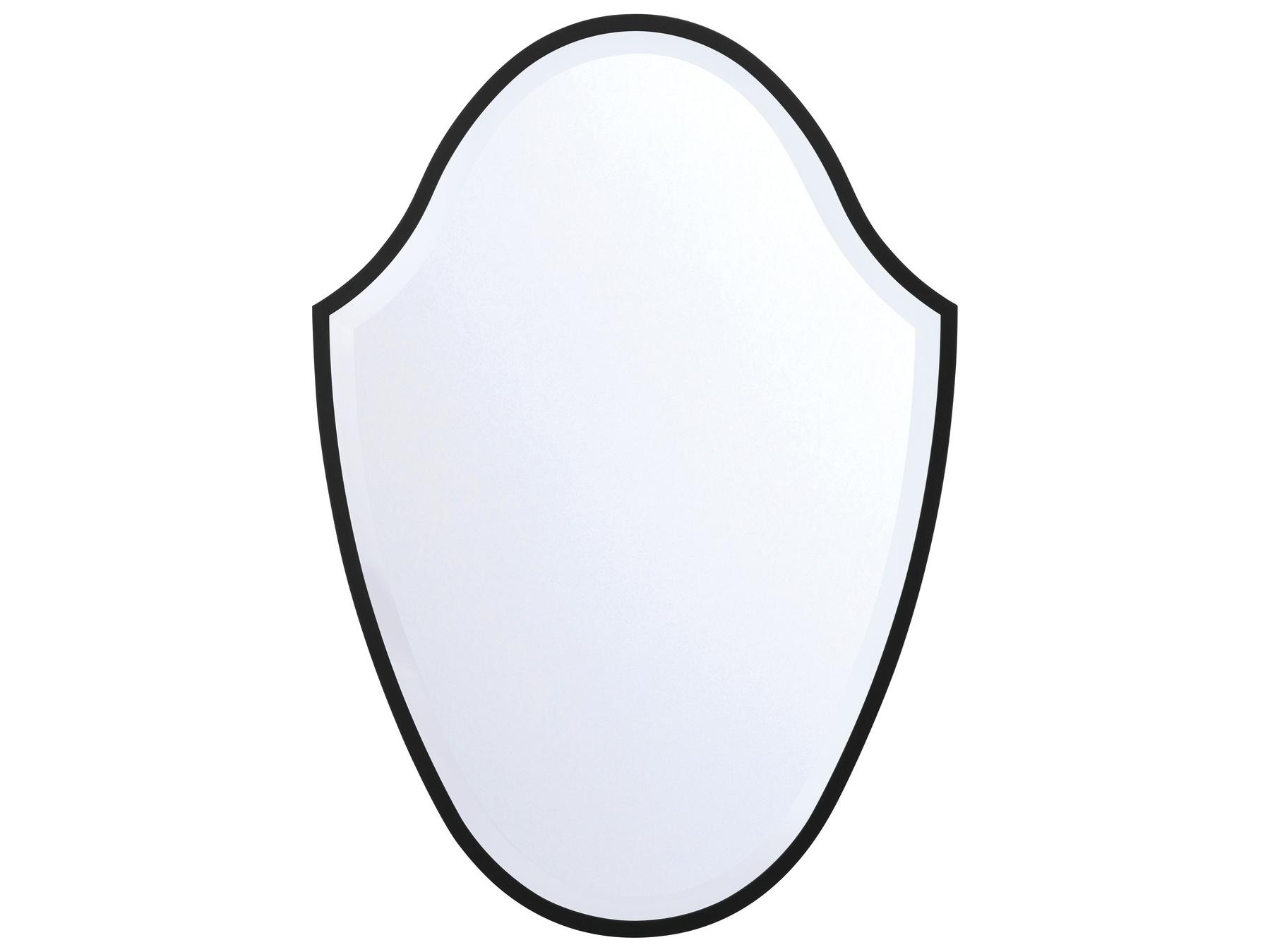 Crystorama Lindee Black Wall Mirror