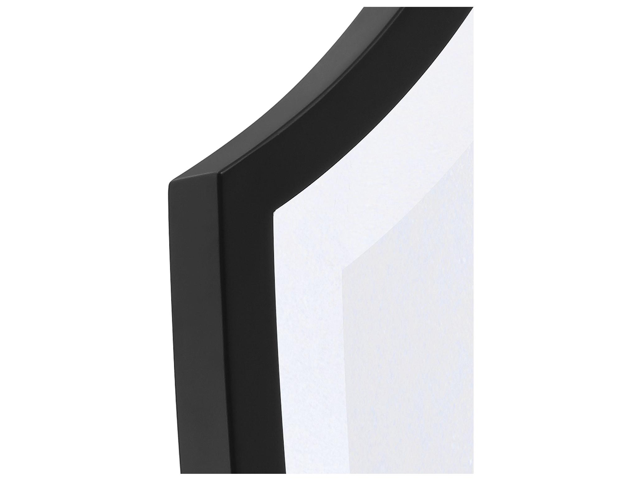 Crystorama Lindee Black Wall Mirror