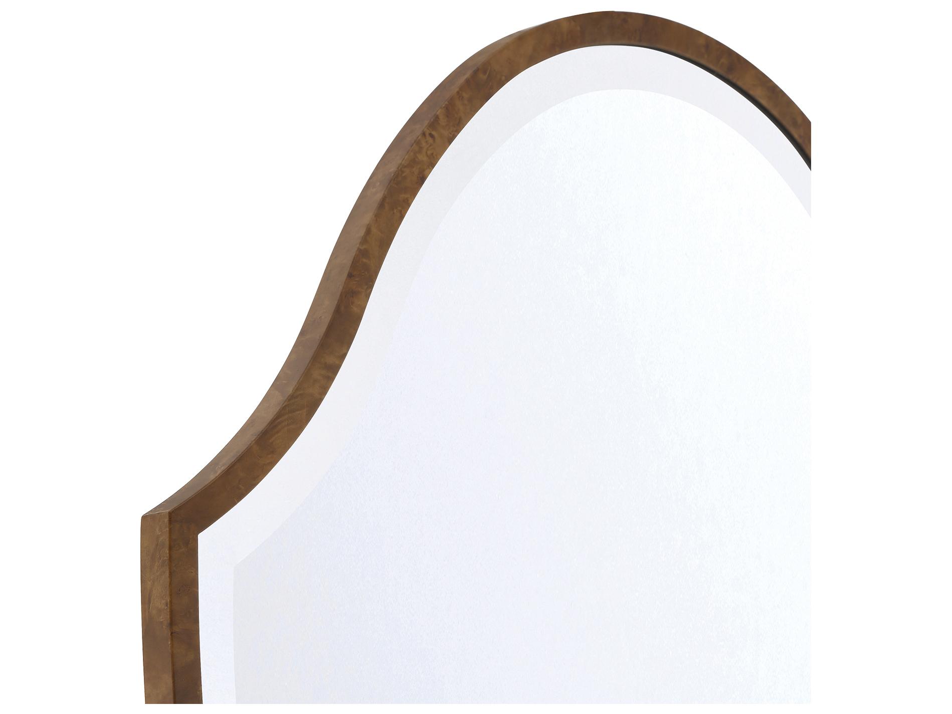 Crystorama Lindee Natural Wall Mirror