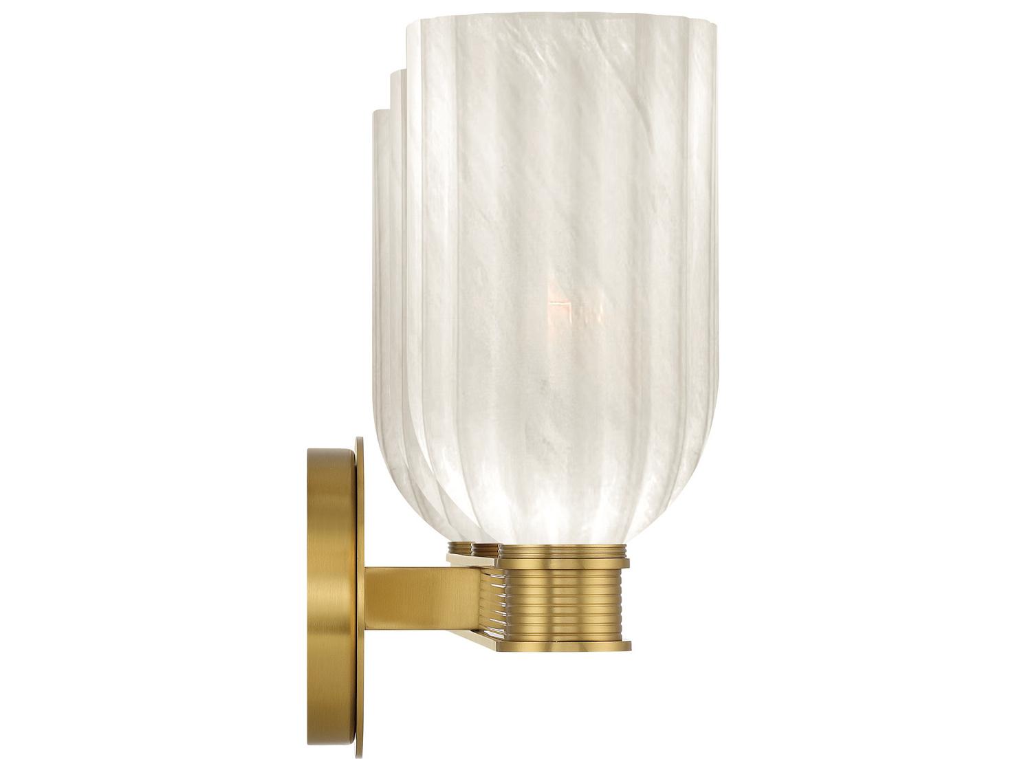 Crystorama Lotus 3-Light Gold Vanity Light