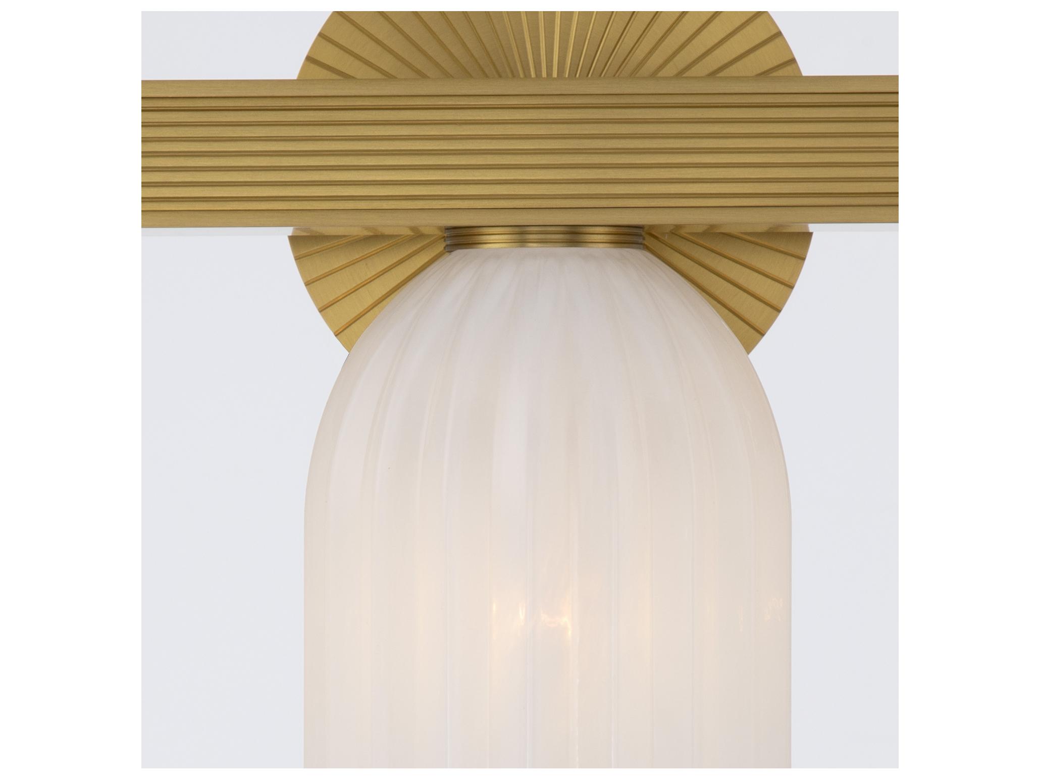 Crystorama Lotus 3-Light Gold Vanity Light