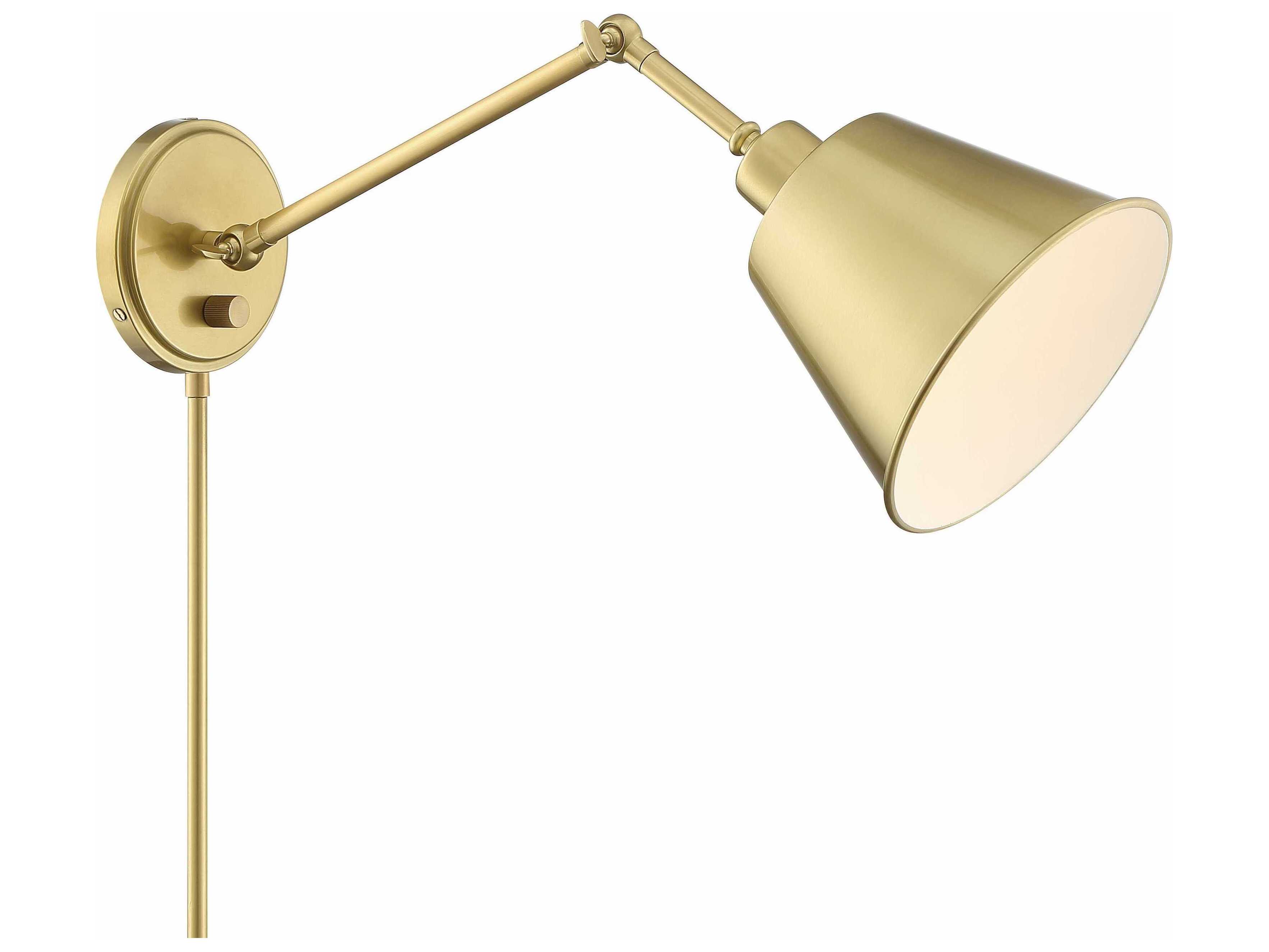 Crystorama Mitchell 1 - Light Swing Arm