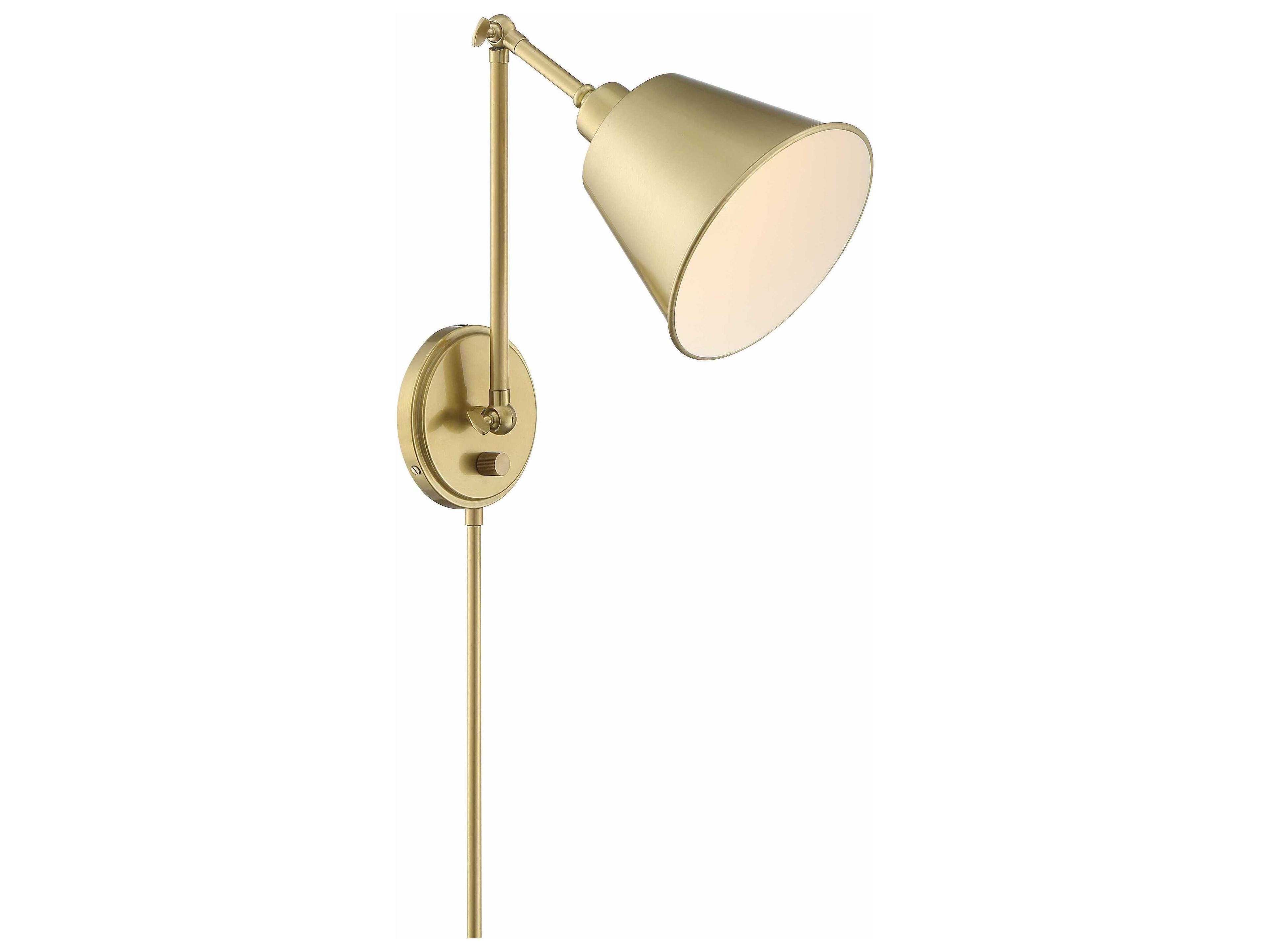 Crystorama Mitchell 1 - Light Swing Arm