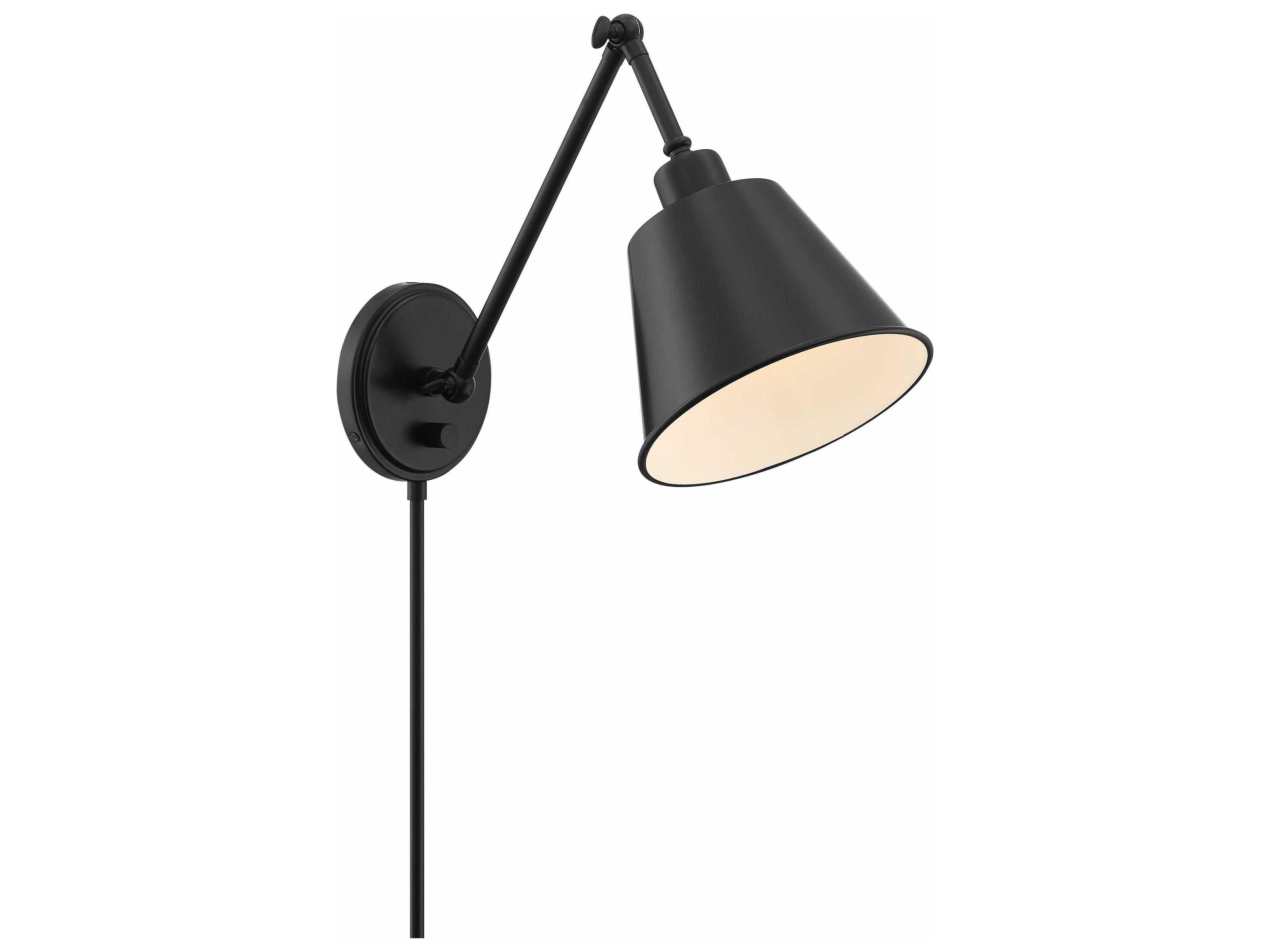 Crystorama Mitchell 1 - Light Swing Arm