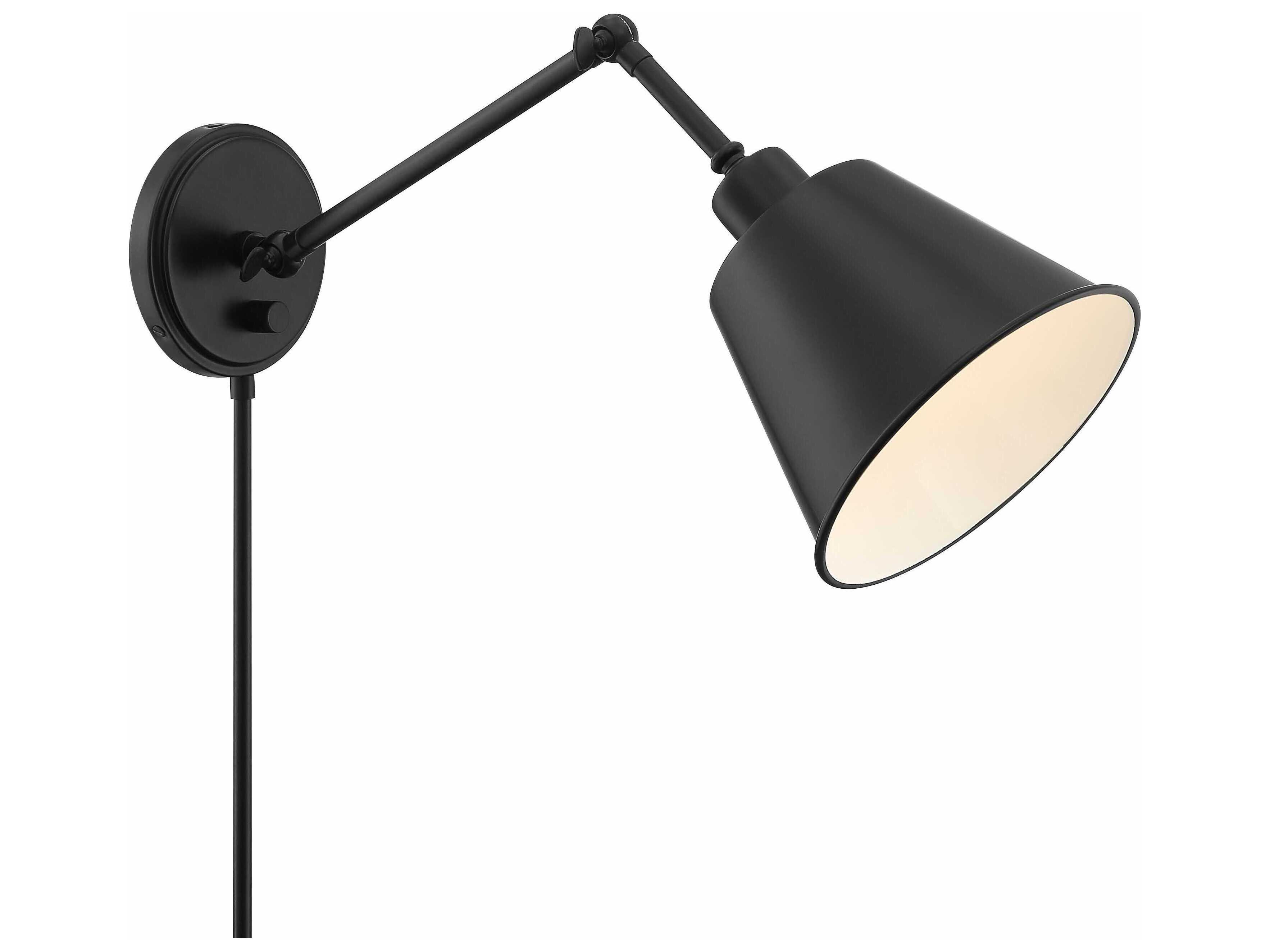 Crystorama Mitchell 1 - Light Swing Arm