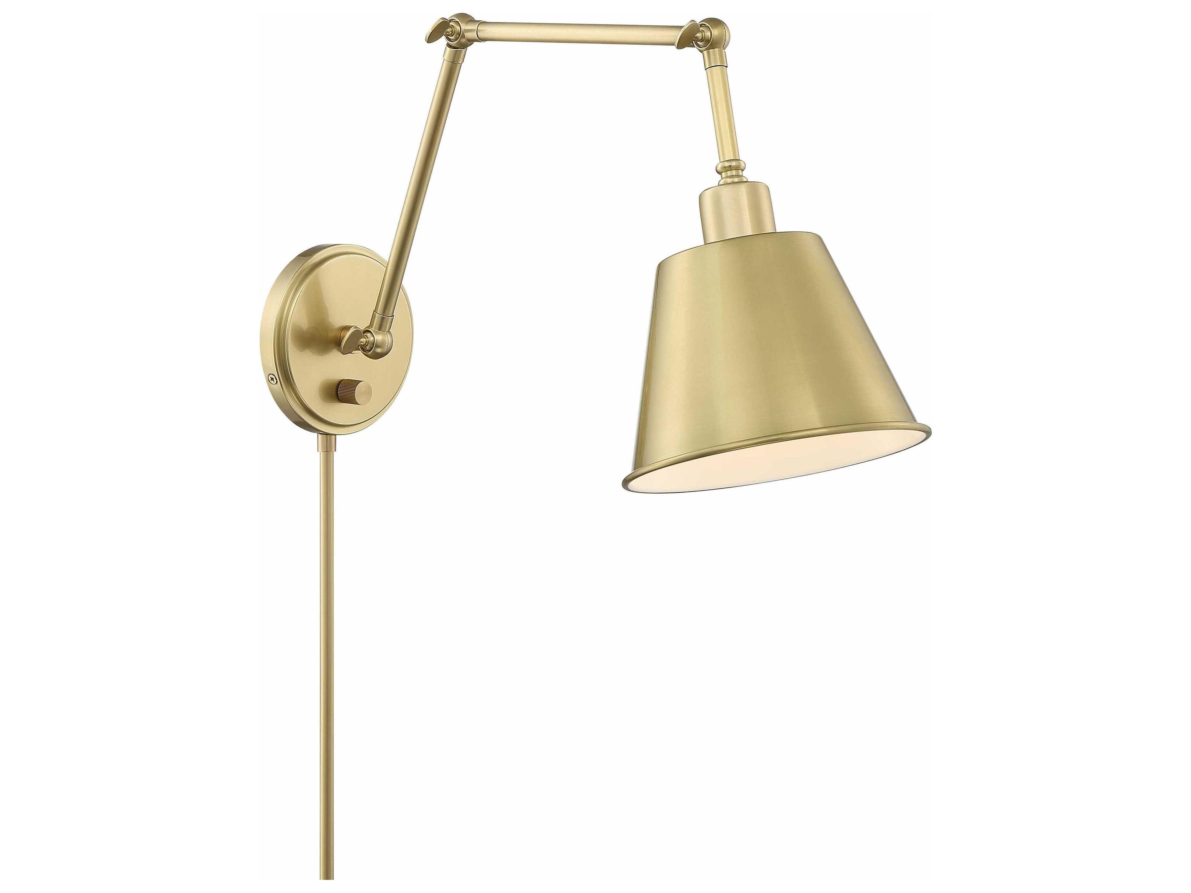 Crystorama Mitchell 1 - Light Swing Arm