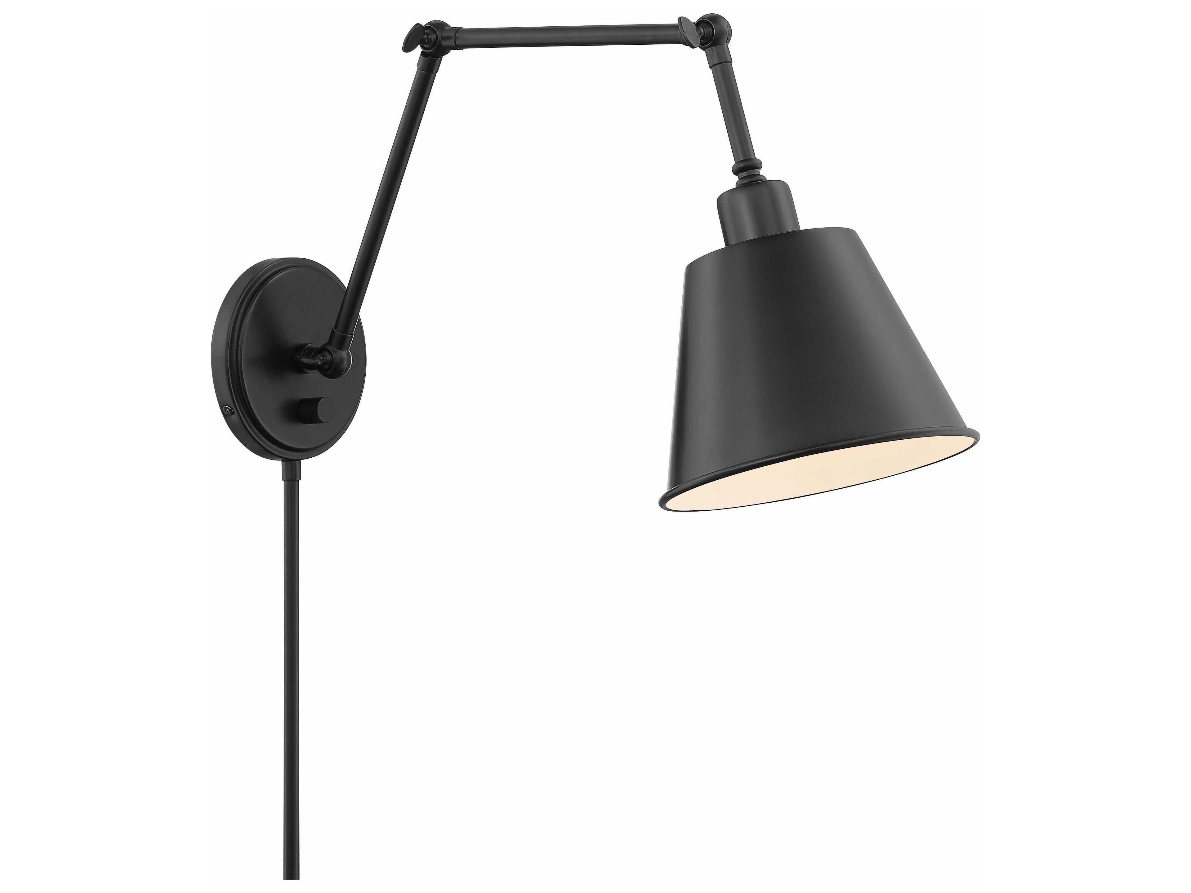 Crystorama Mitchell 1 - Light Swing Arm