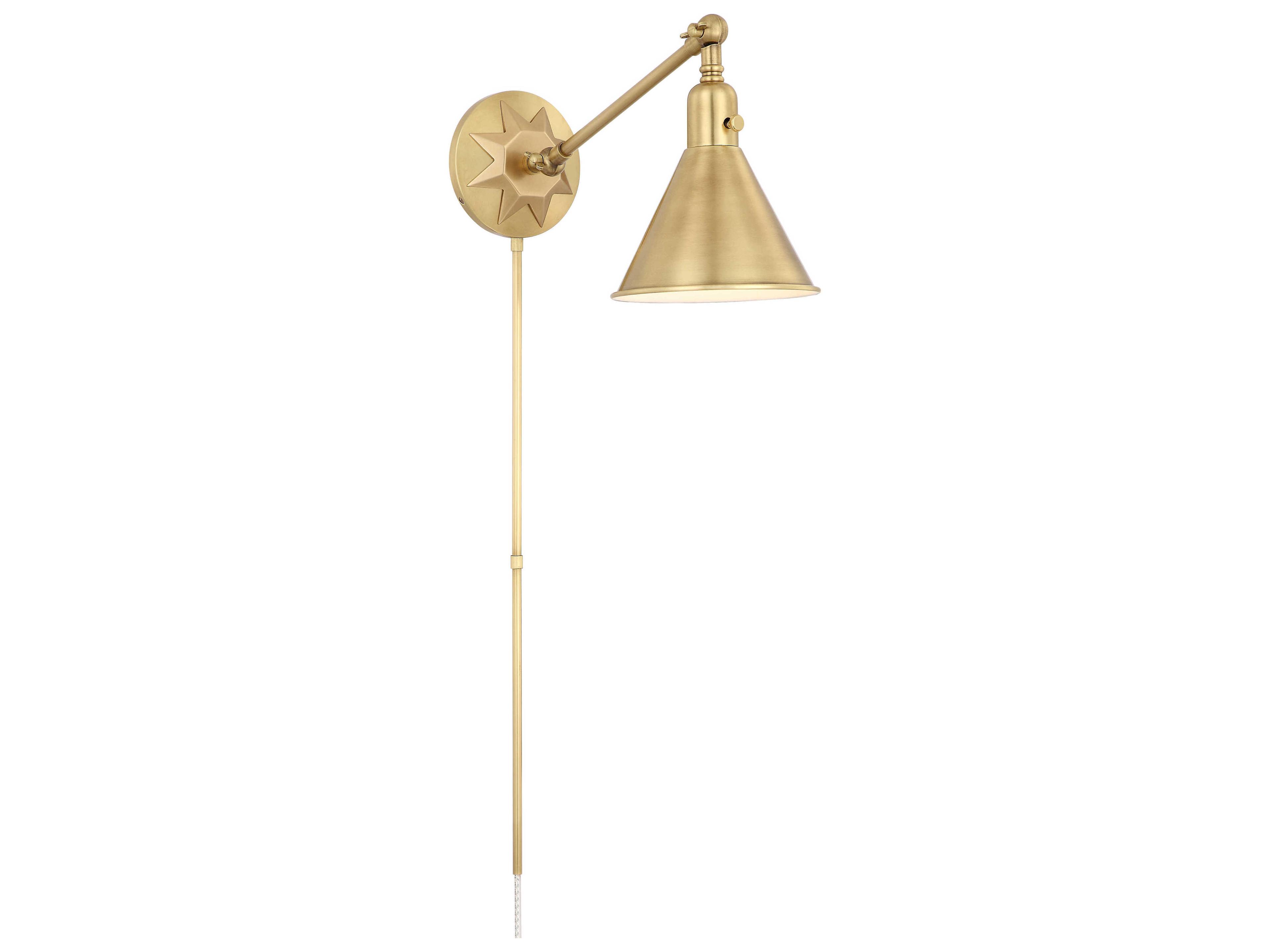 Crystorama Morgan 1 - Light Swing Arm Light