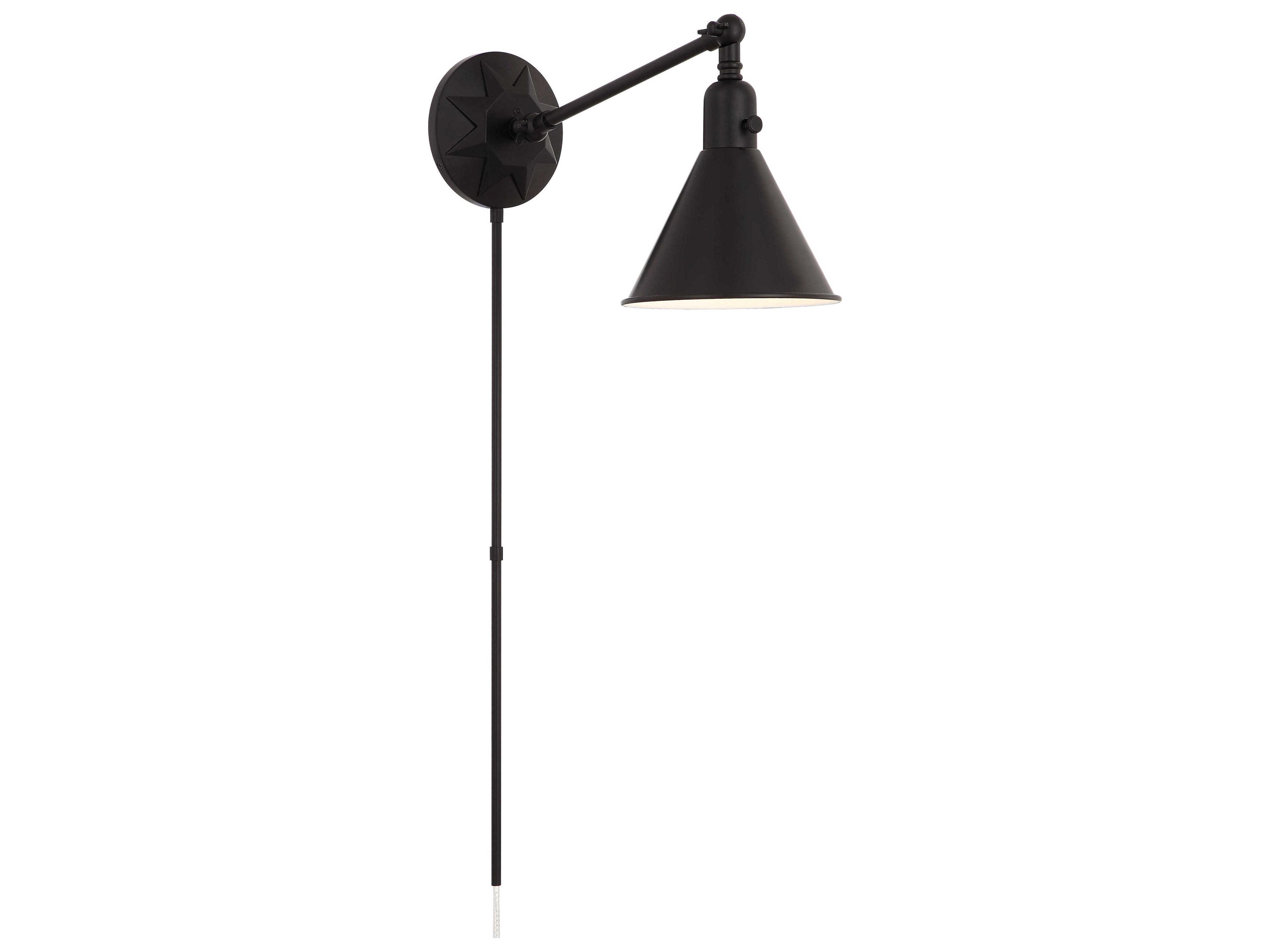 Crystorama Morgan 1 - Light Swing Arm Light