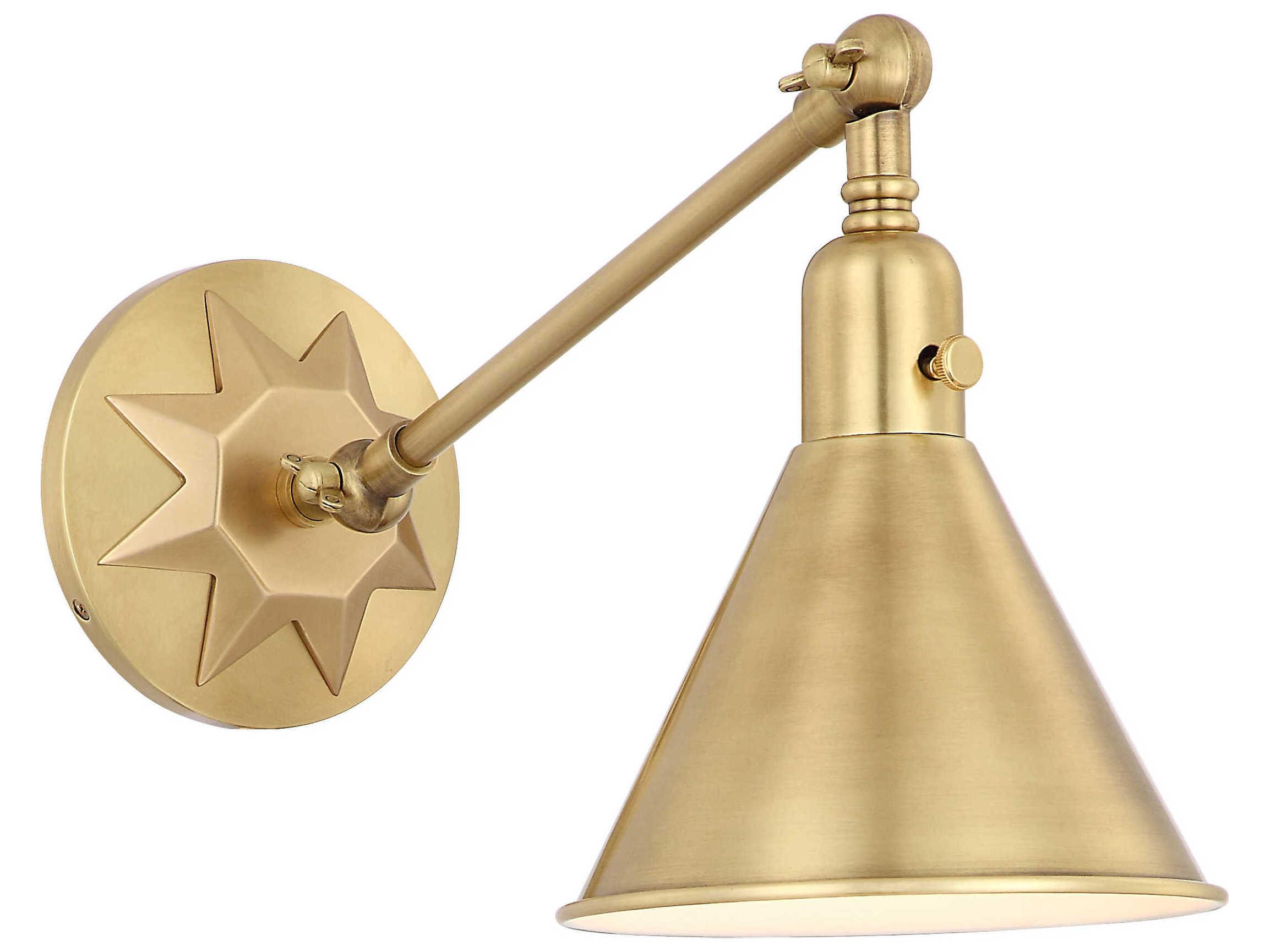 Crystorama Morgan 1 - Light Swing Arm Light