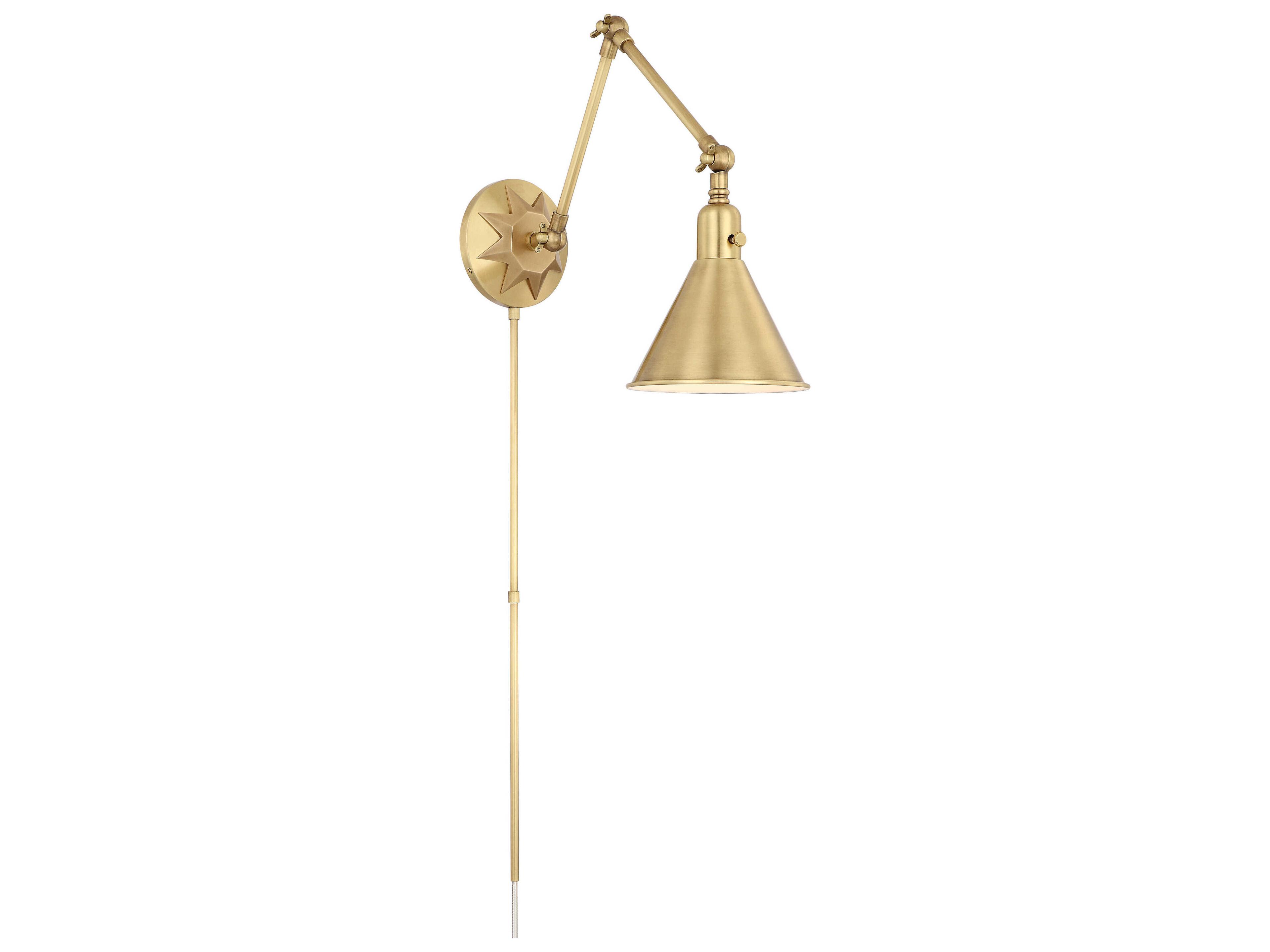 Crystorama Morgan 1 - Light Swing Arm Light