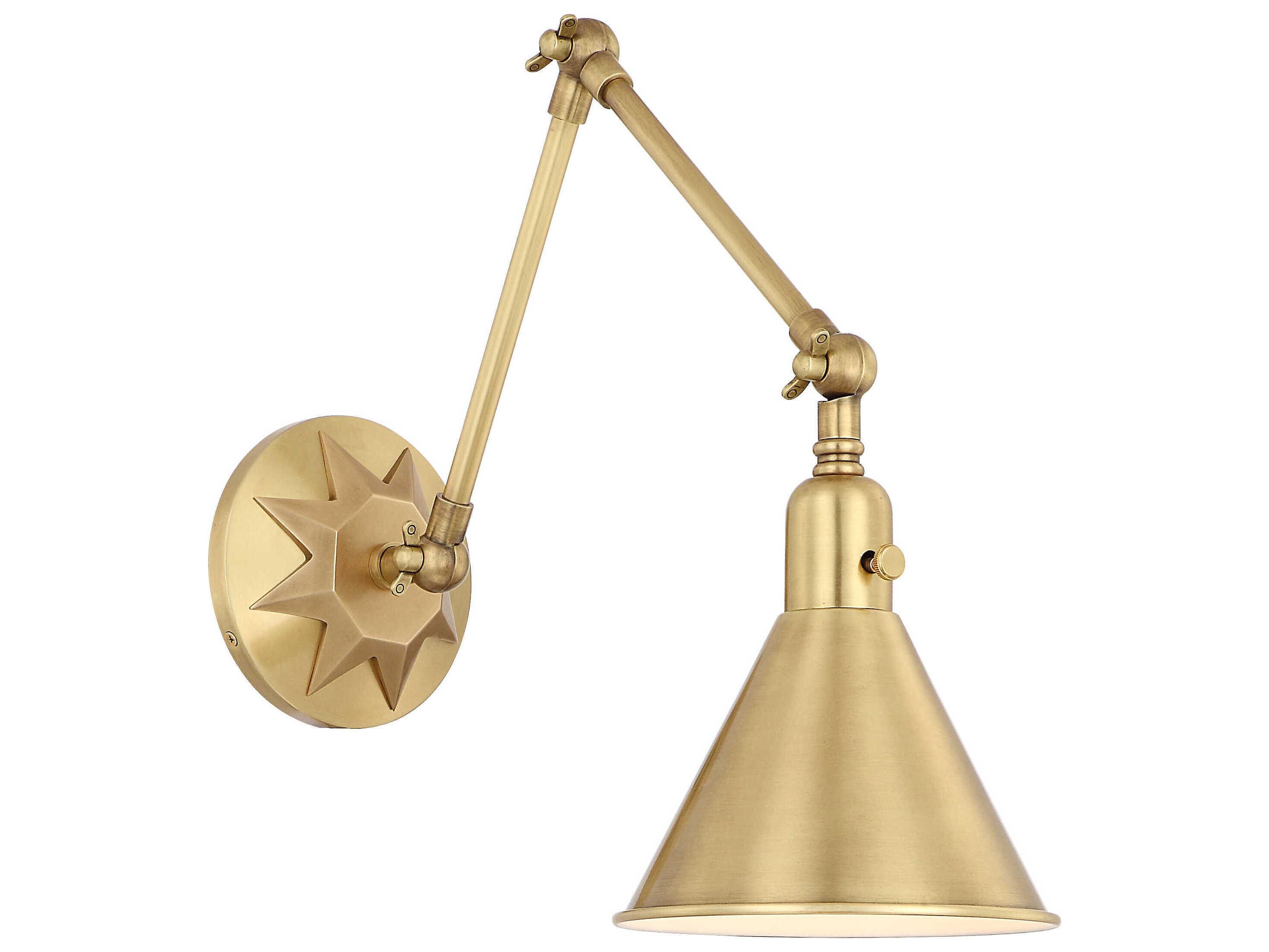 Crystorama Morgan 1 - Light Swing Arm Light