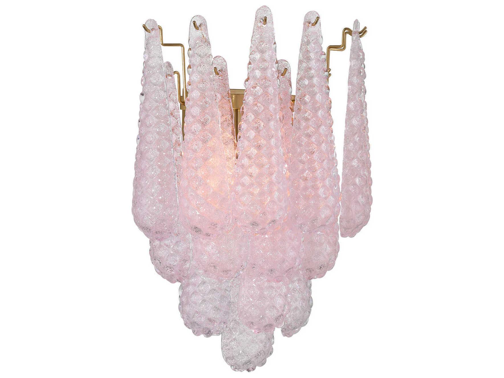 Crystorama Ollie 2-Light Aged Brass Wall Sconce