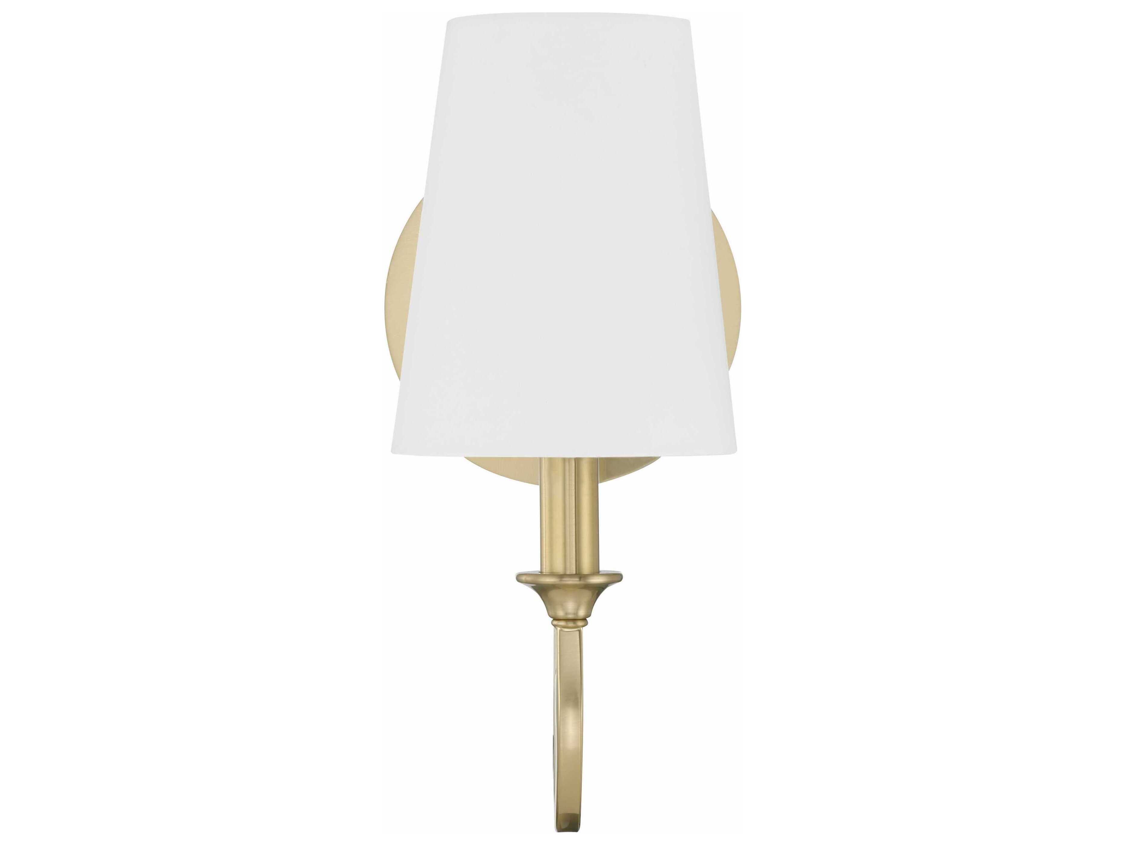 Crystorama Payton 1-Light Vibrant Gold Wall Sconce