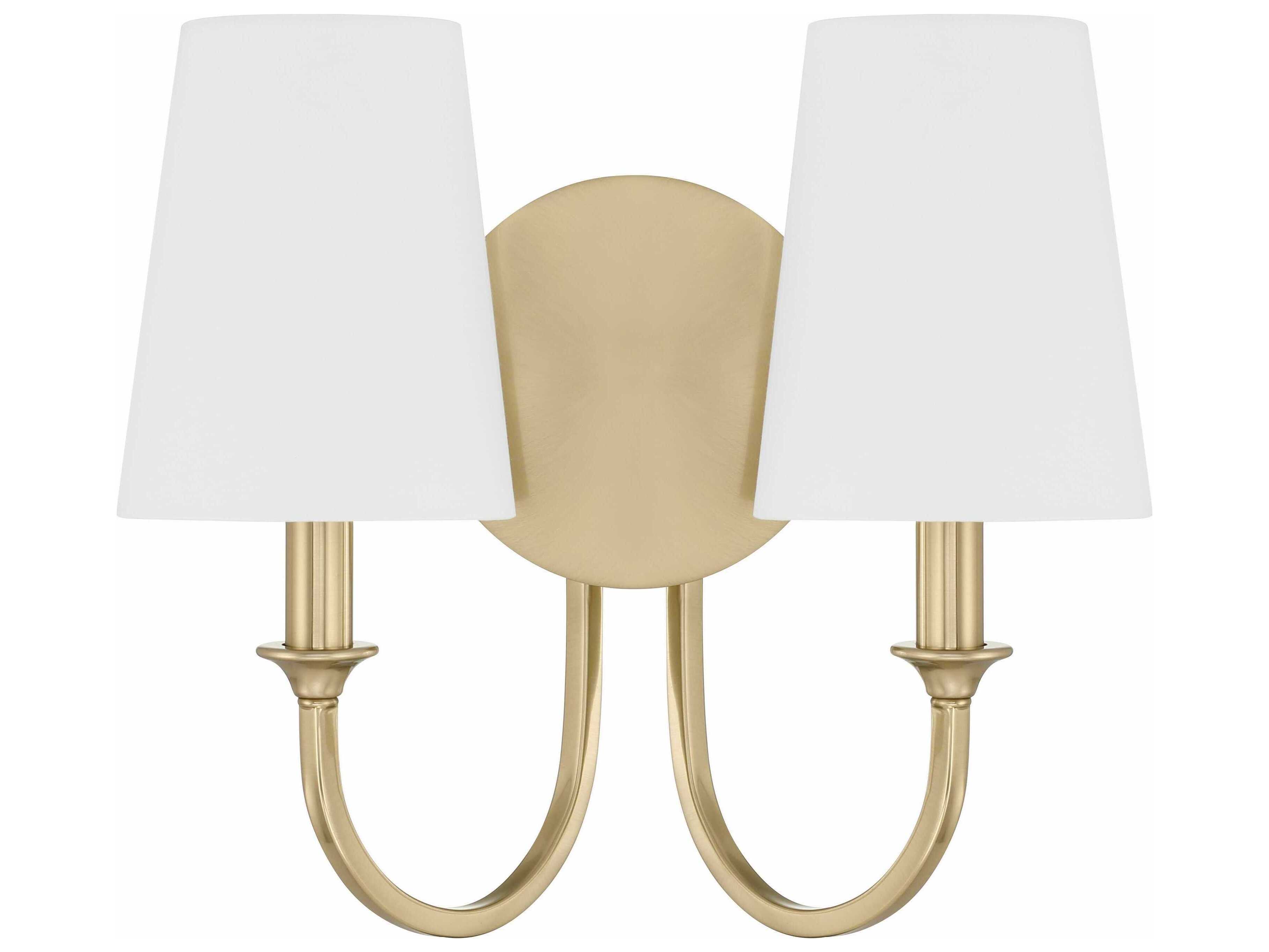 Crystorama Payton 2-Light Vibrant Gold Vanity Light
