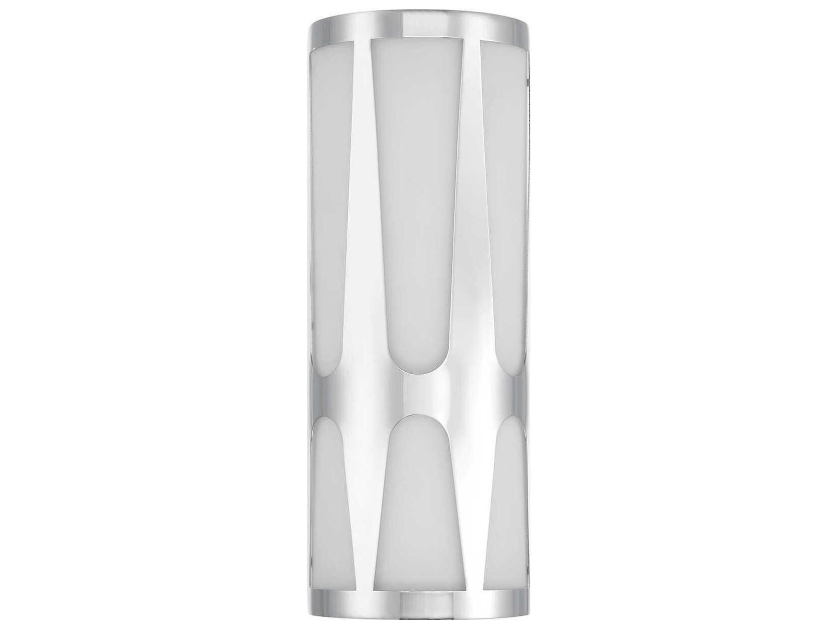 Crystorama Royston Polished Chrome Wall Sconce