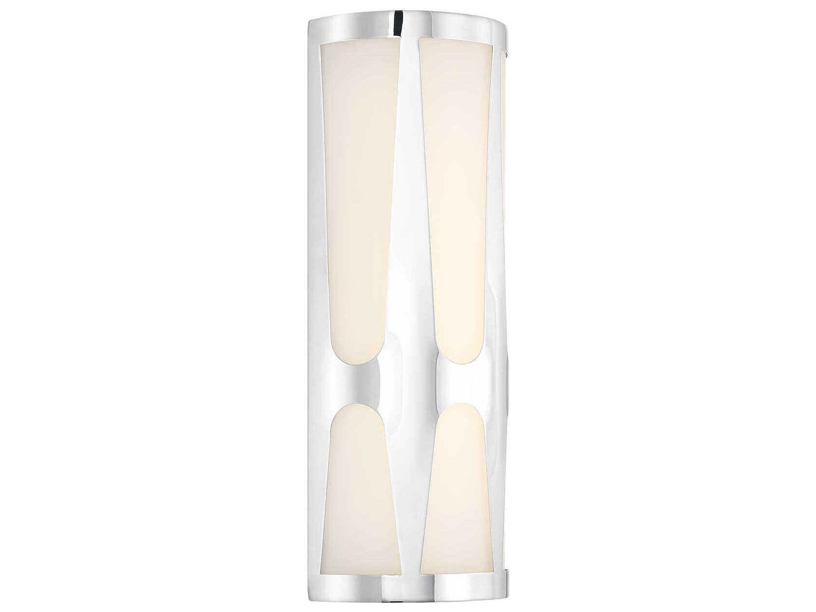 Crystorama Royston Polished Chrome Wall Sconce