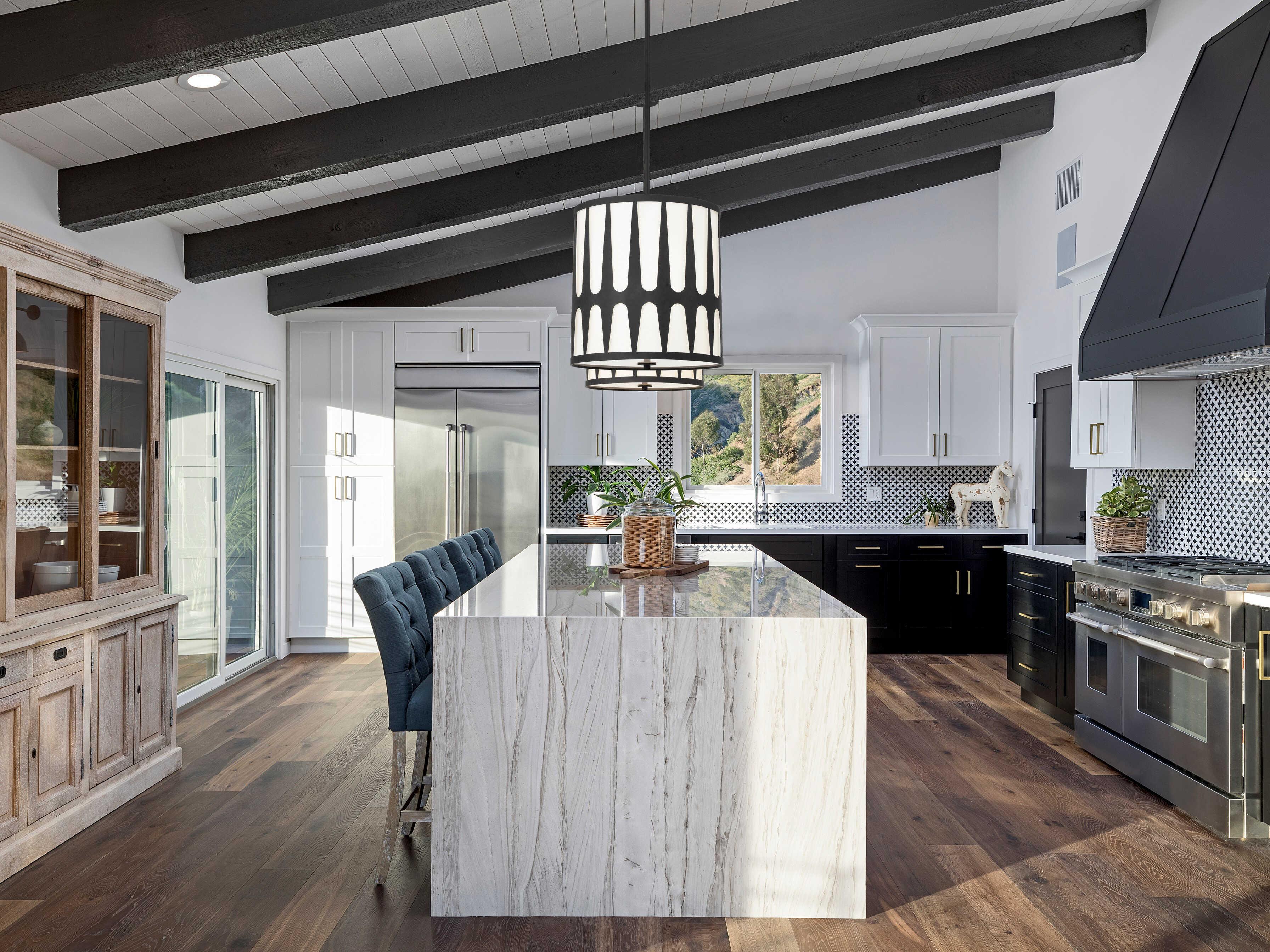 Crystorama Royston 4-Light Black Drum Pendant