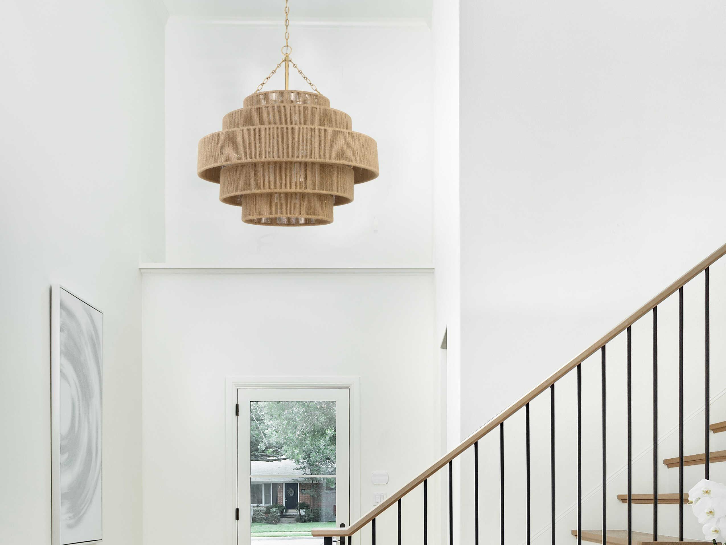 Crystorama Shyla 20-Light Soft Gold Brown Candelabra Tiered Chandelier