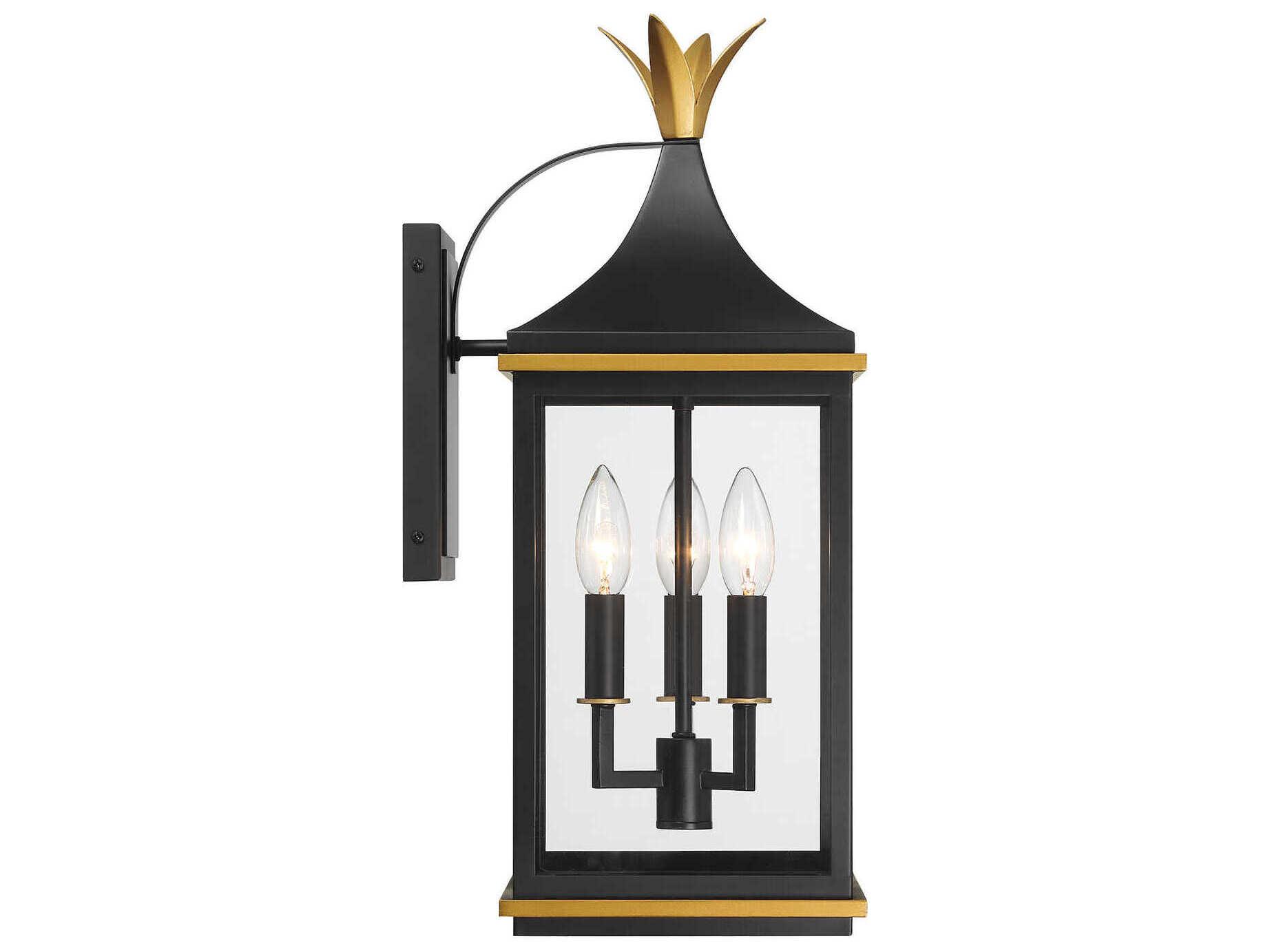 Crystorama Simpson 3-Light Outdoor Wall Light