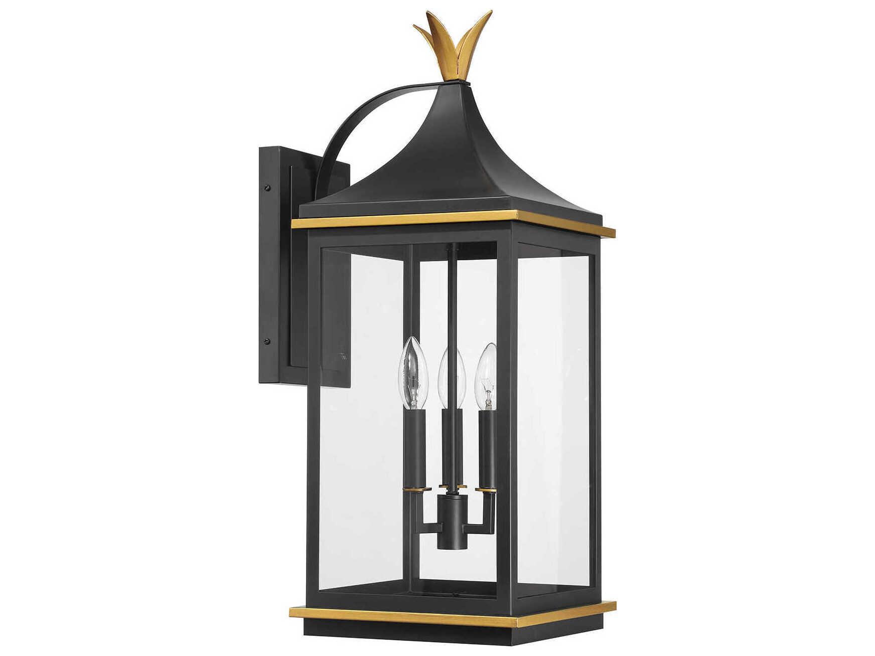Crystorama Simpson 3-Light Outdoor Wall Light