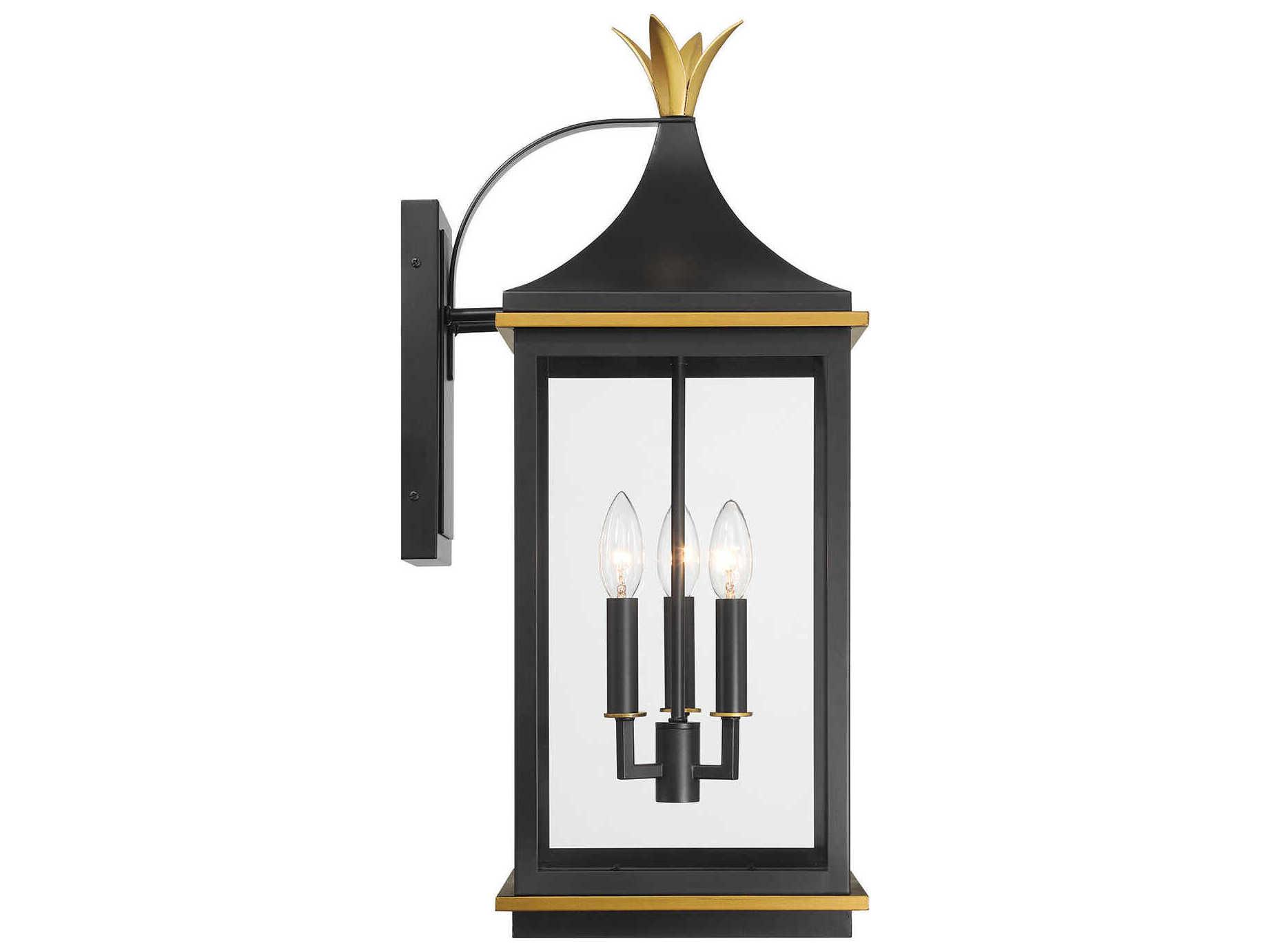 Crystorama Simpson 3-Light Outdoor Wall Light